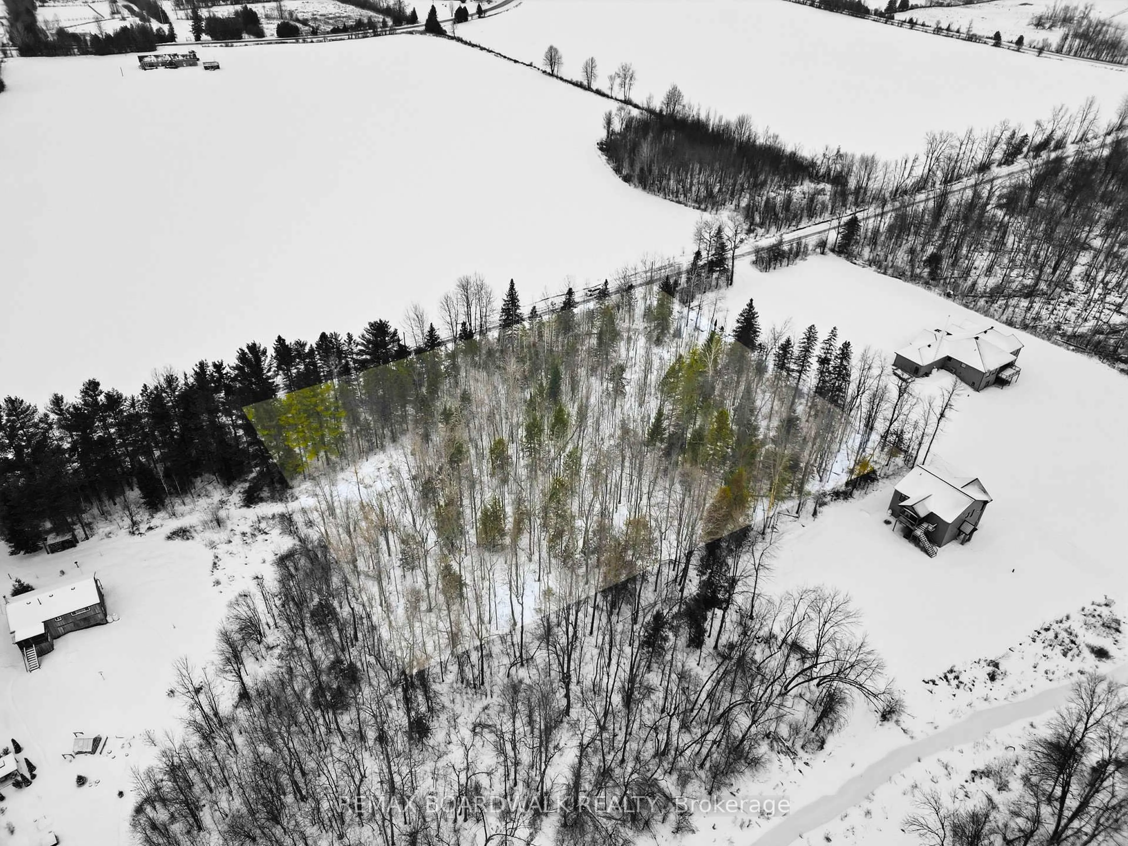 A pic from outside/outdoor area/front of a property/back of a property/a pic from drone, forest/trees view for Lot 69 Drummond Concession 5B Rd, Perth Ontario K7H 3C8