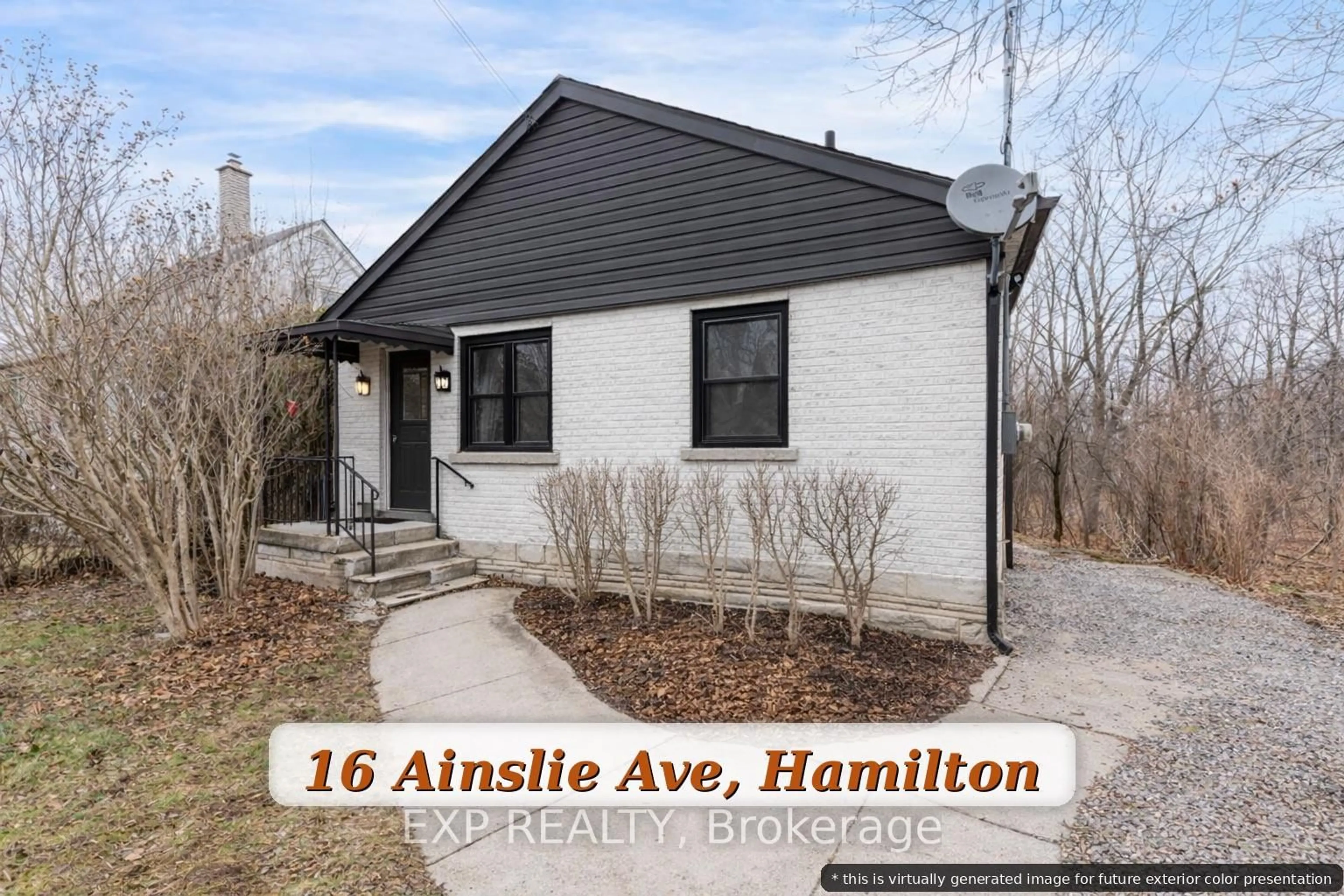 Home with brick exterior material, street for 16 Ainslie Ave, Hamilton Ontario L8S 2J3