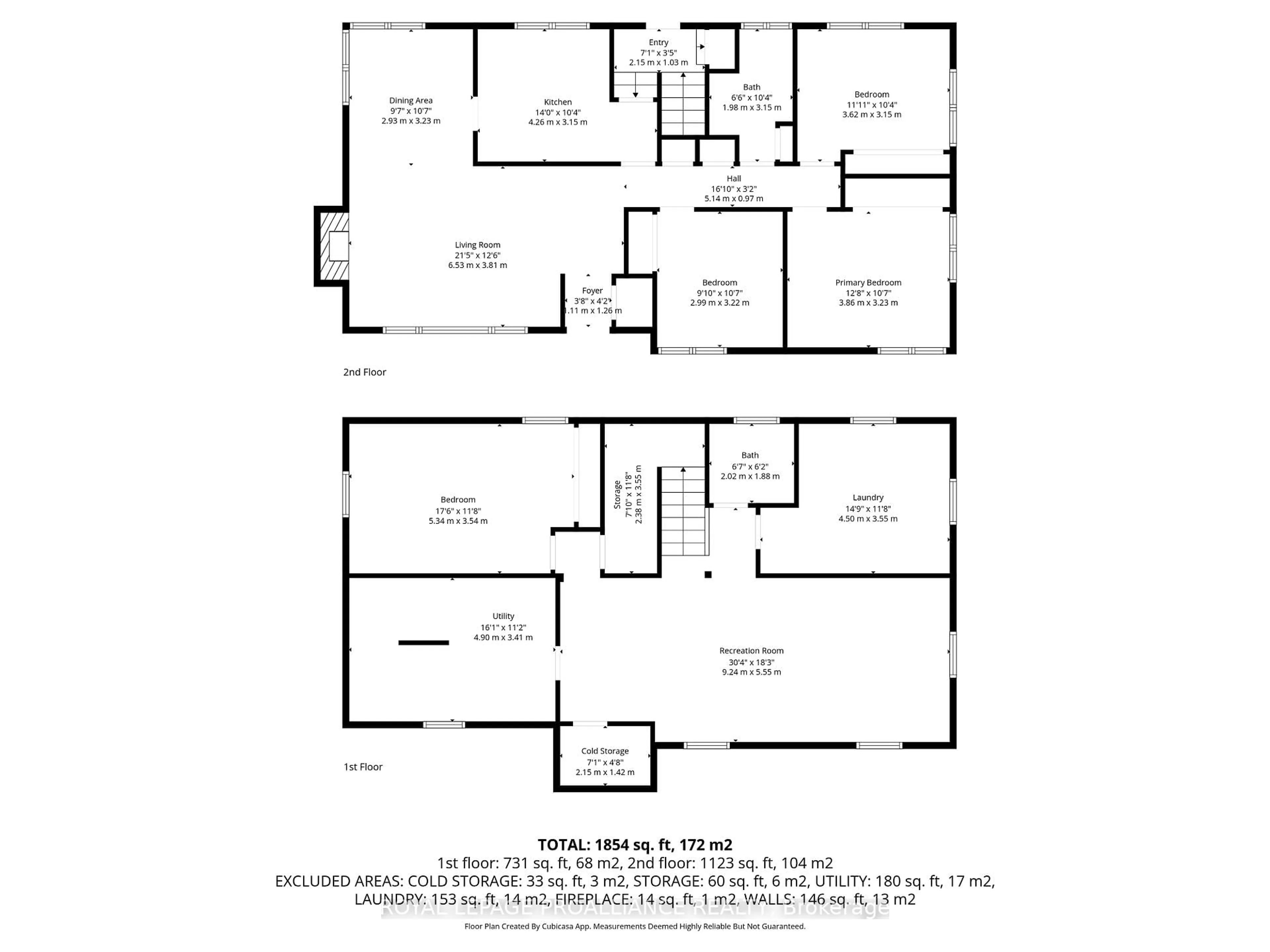 Floor plan for 282 Church St, Stirling Ontario K0K 3E0