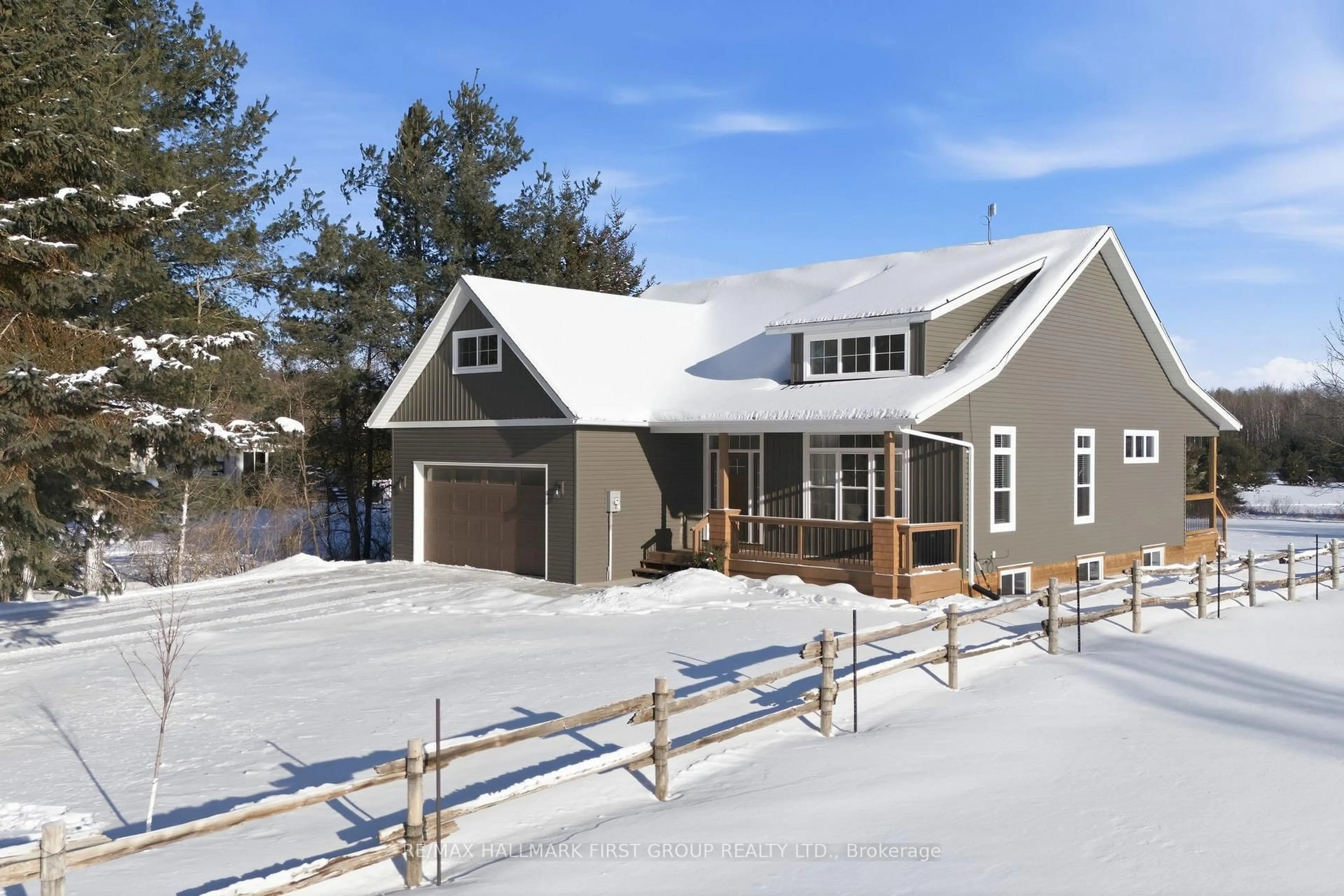 Home with vinyl exterior material, street for 145 Charles Rd, Tweed Ontario K0K 3J0