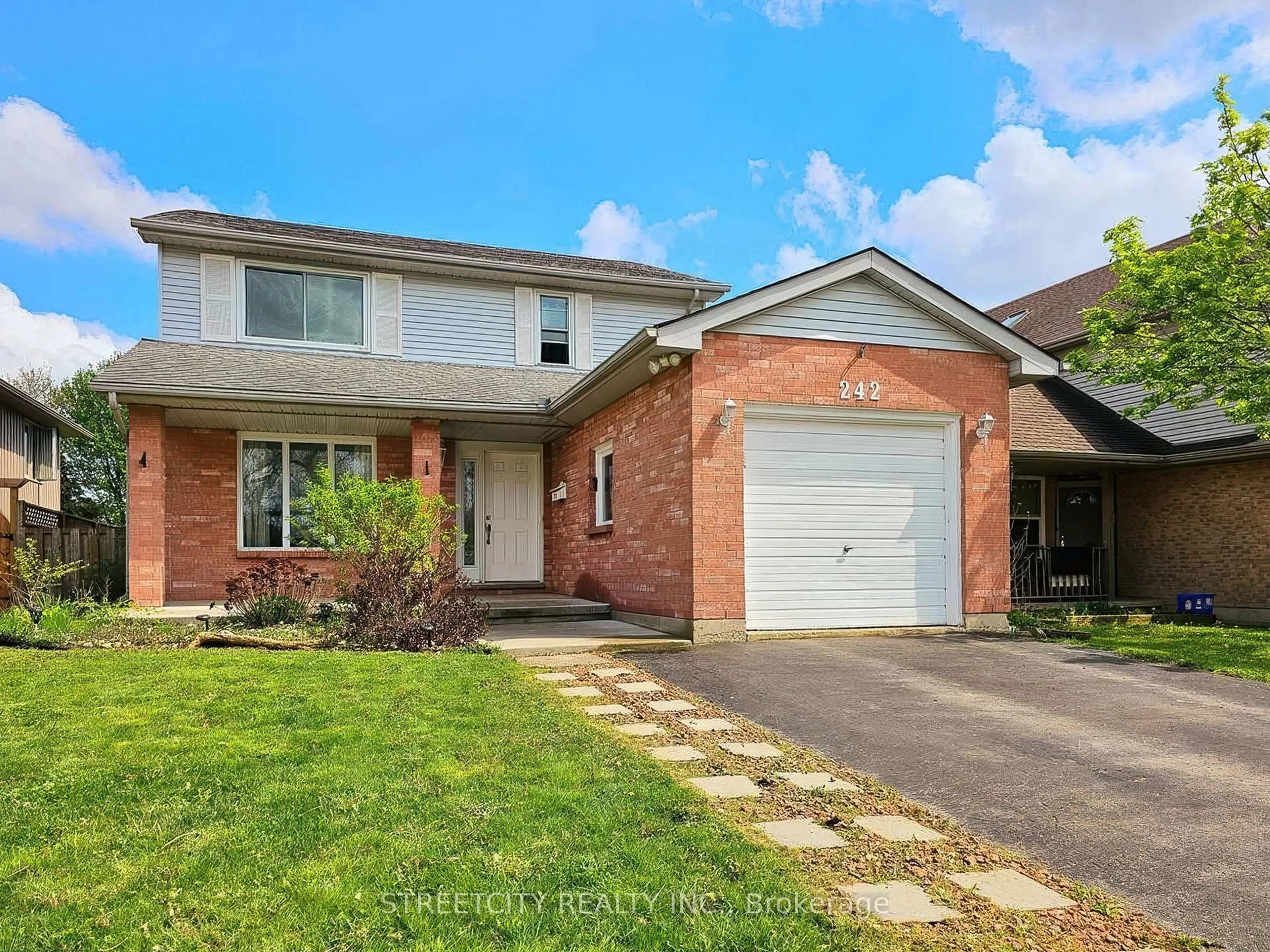 Home with brick exterior material, street for 242 Colette Dr, London South Ontario N6E 3S8