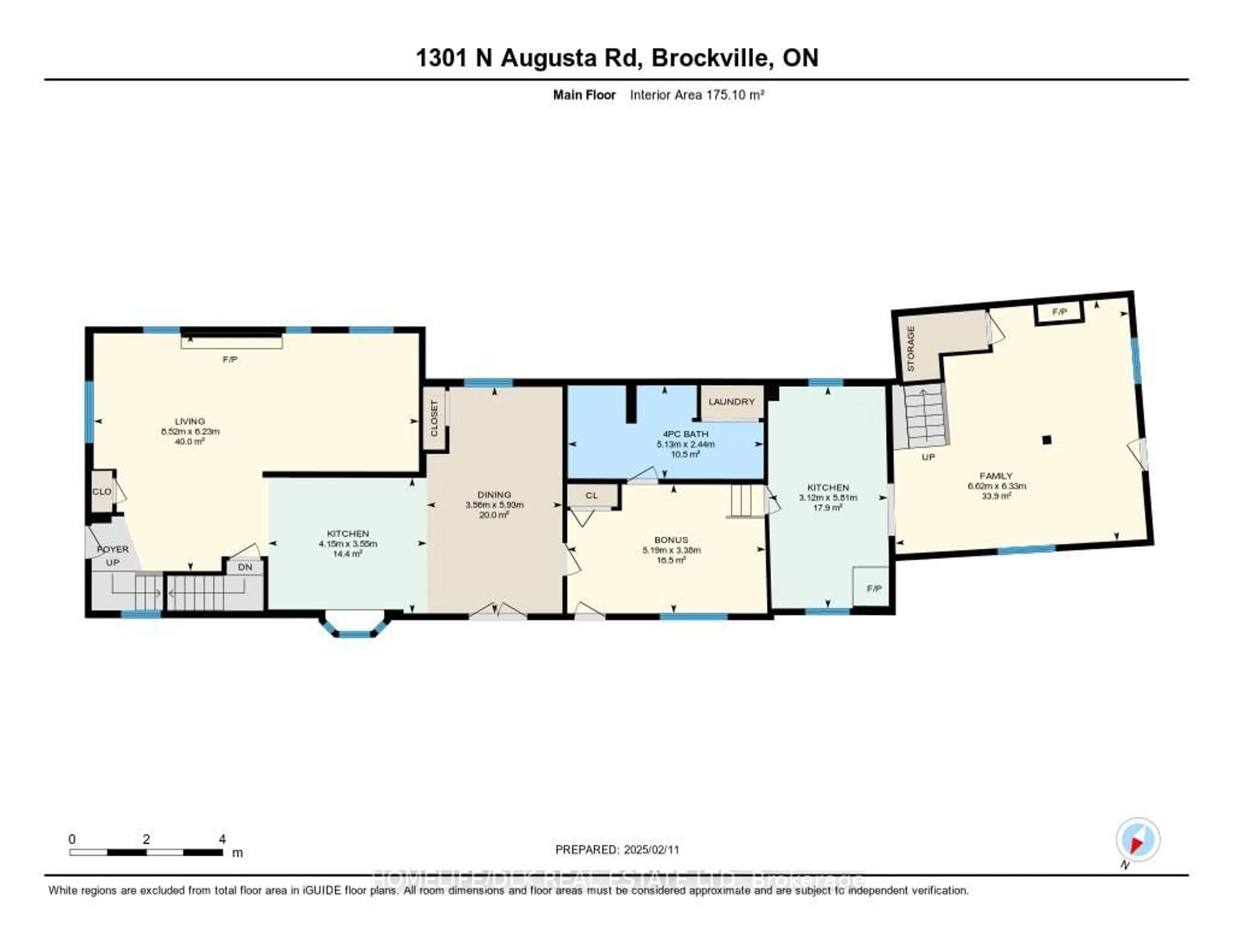 Floor plan for 1301 North Augusta Rd, Elizabethtown-Kitley Ontario K6V 5T2