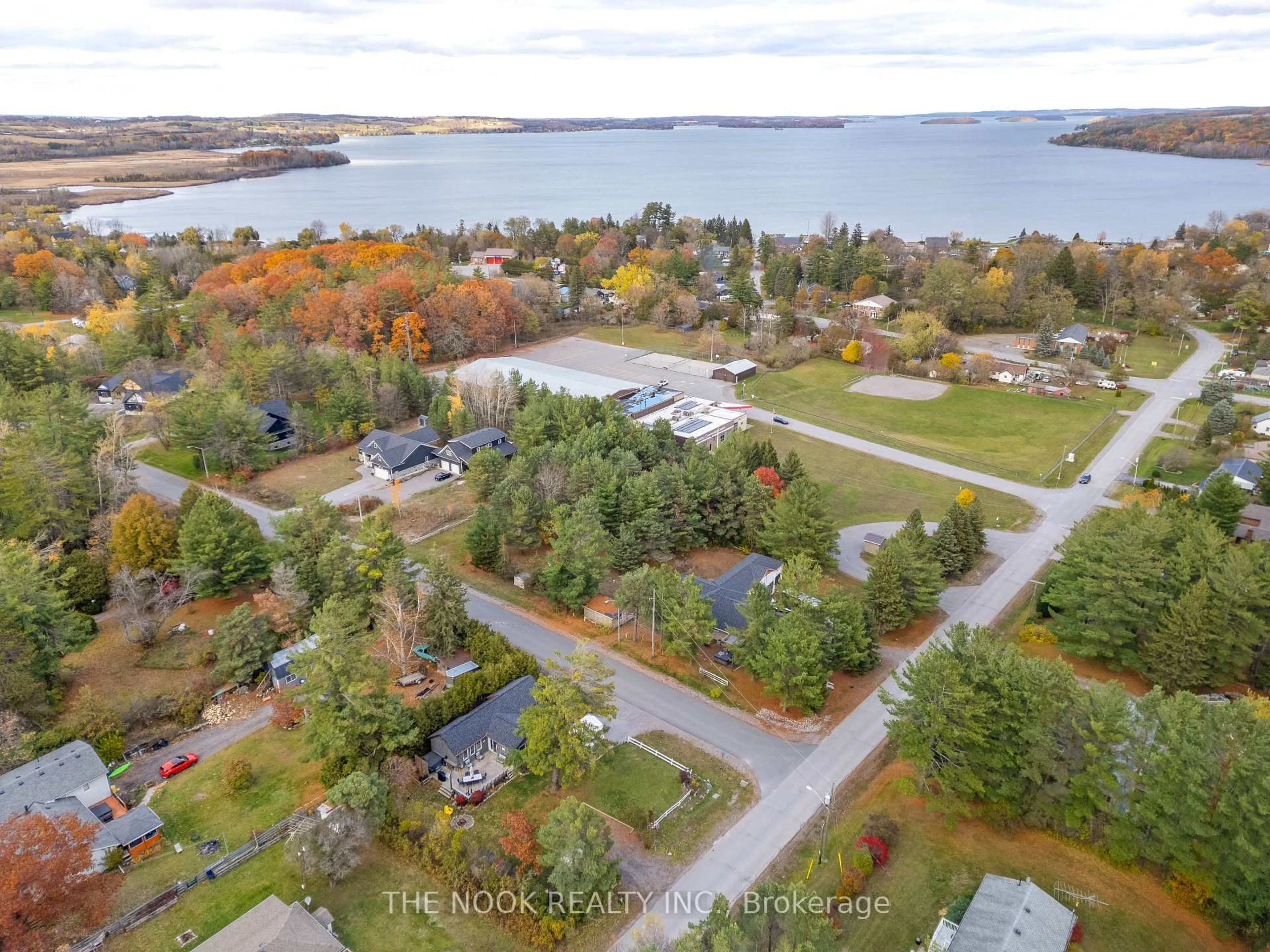 A pic from outside/outdoor area/front of a property/back of a property/a pic from drone, water/lake/river/ocean view for 7032 Lake St #Lot 100, Hamilton Township Ontario K0L 1E0