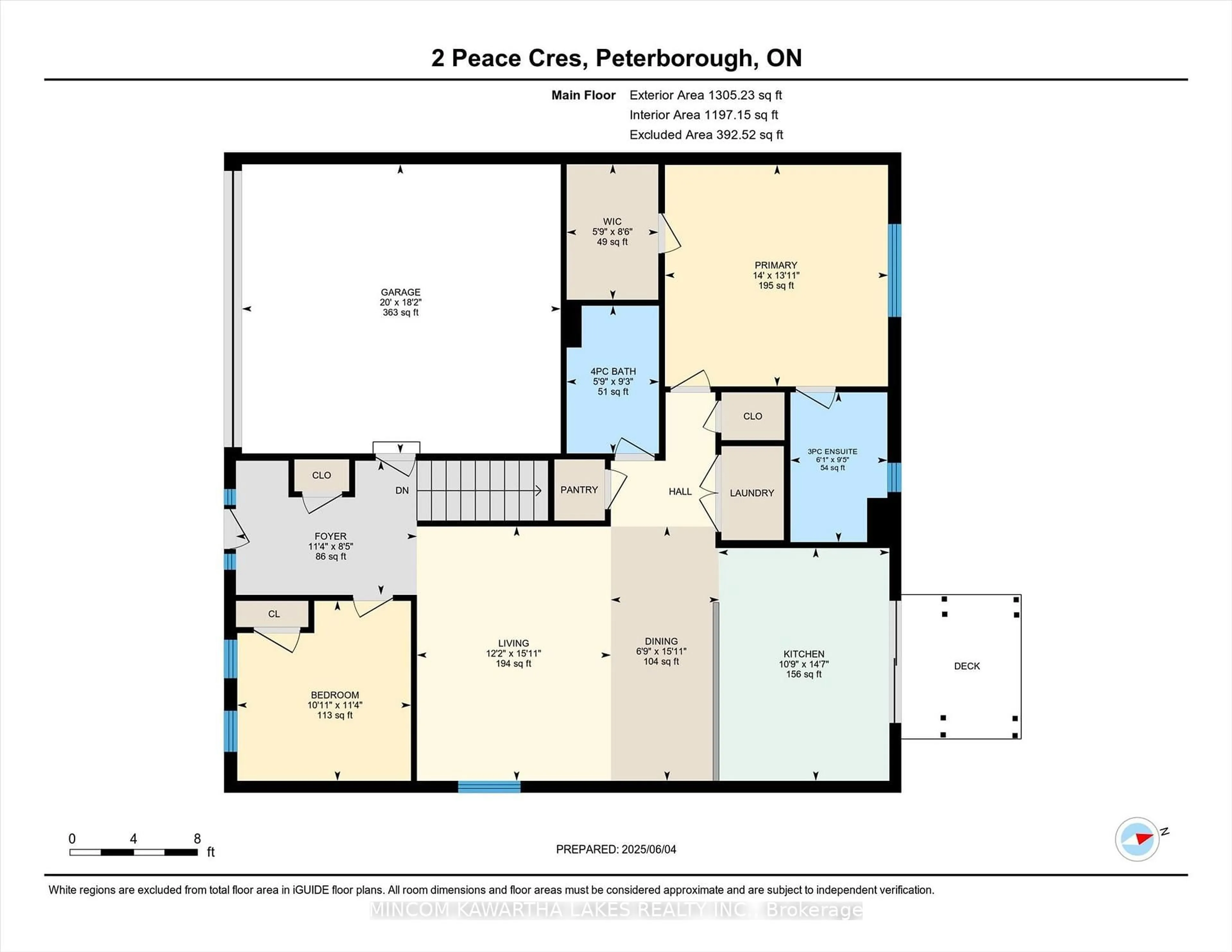 Floor plan for 2 Peace Cres, Peterborough Ontario K9H 0C1