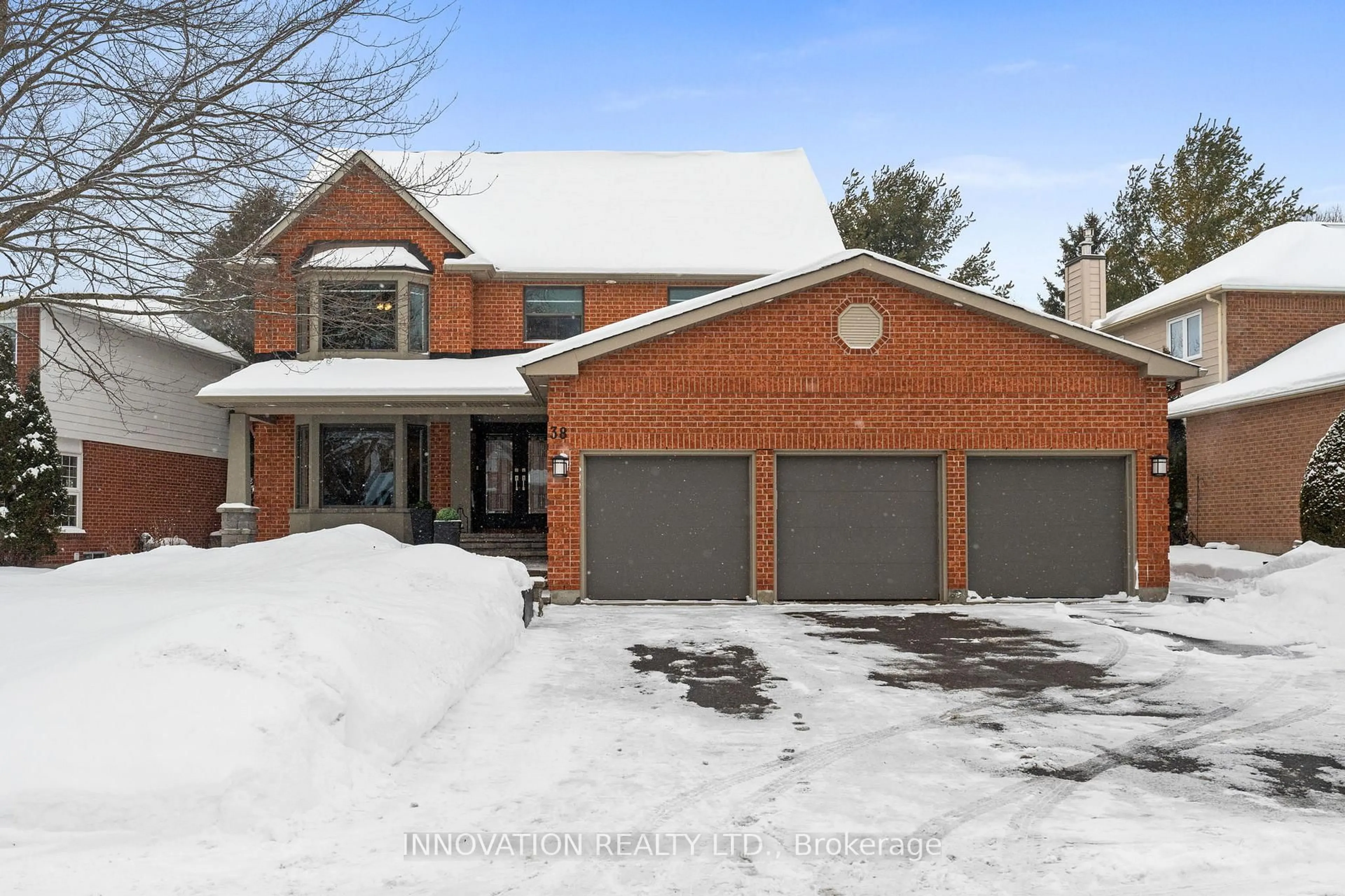 Home with brick exterior material, street for 38 Rosenfeld Cres, Ottawa Ontario K2K 2L2