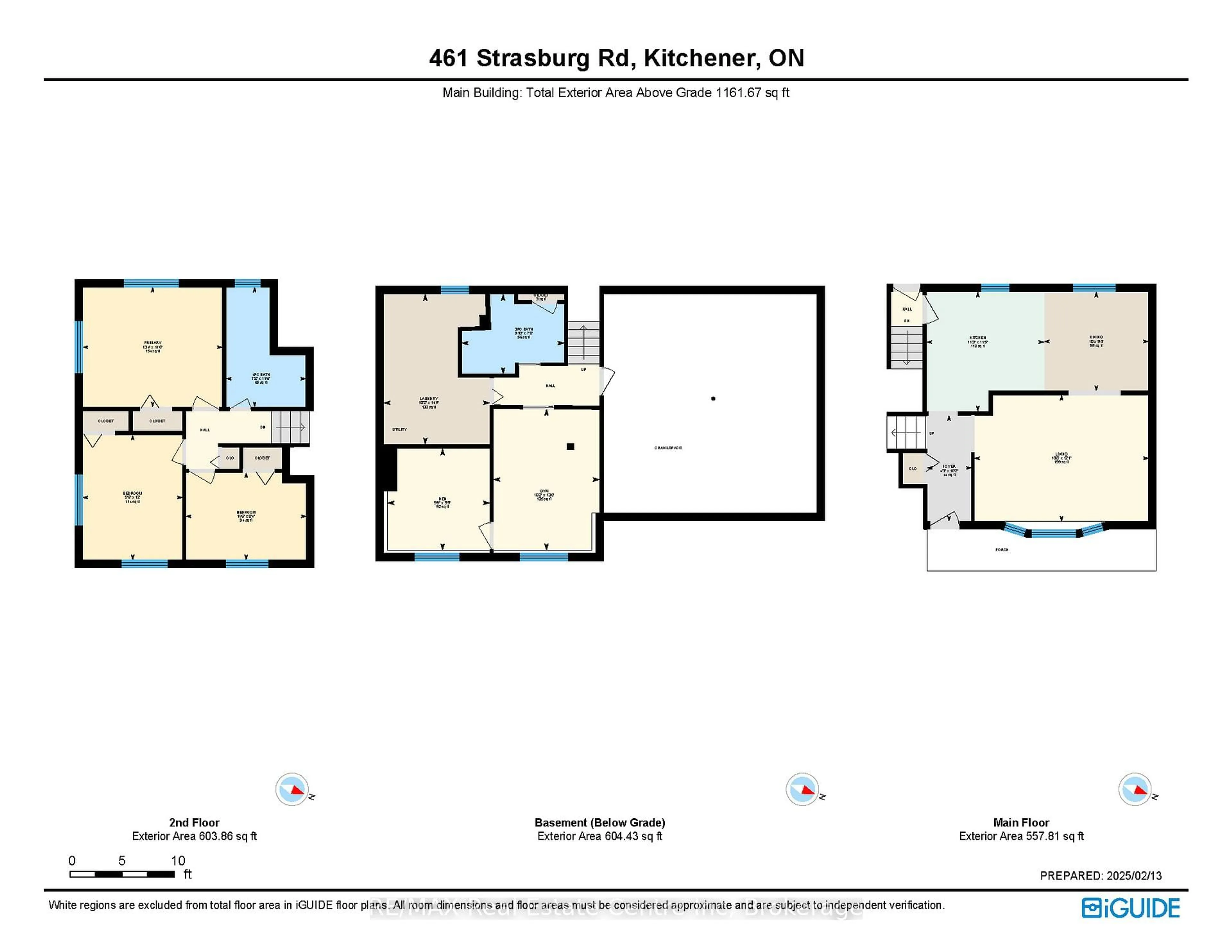 Floor plan for 461 Strasburg Rd, Kitchener Ontario N2E 1P1