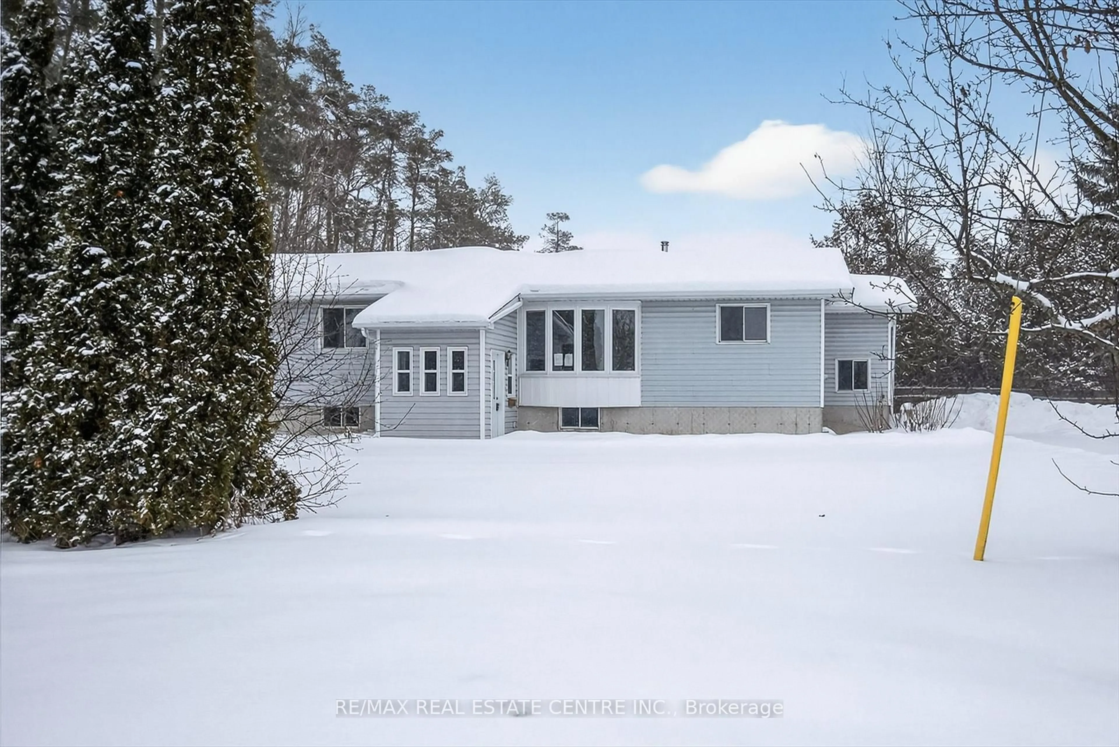 Home with vinyl exterior material, street for 2330 Elm Tree Rd, Kawartha Lakes Ontario K0M 1E0