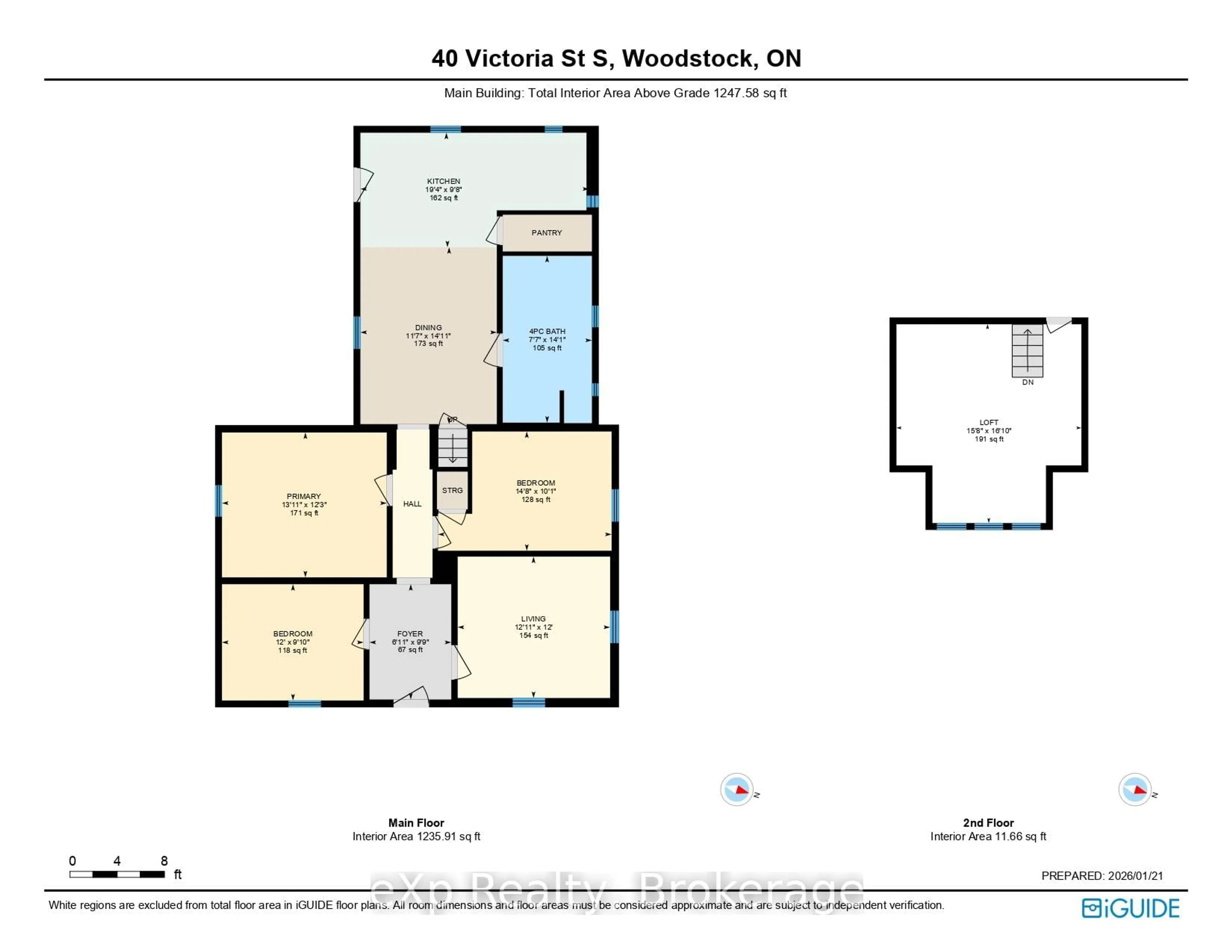 Floor plan for 40 Victoria St, Woodstock Ontario N4S 3J6