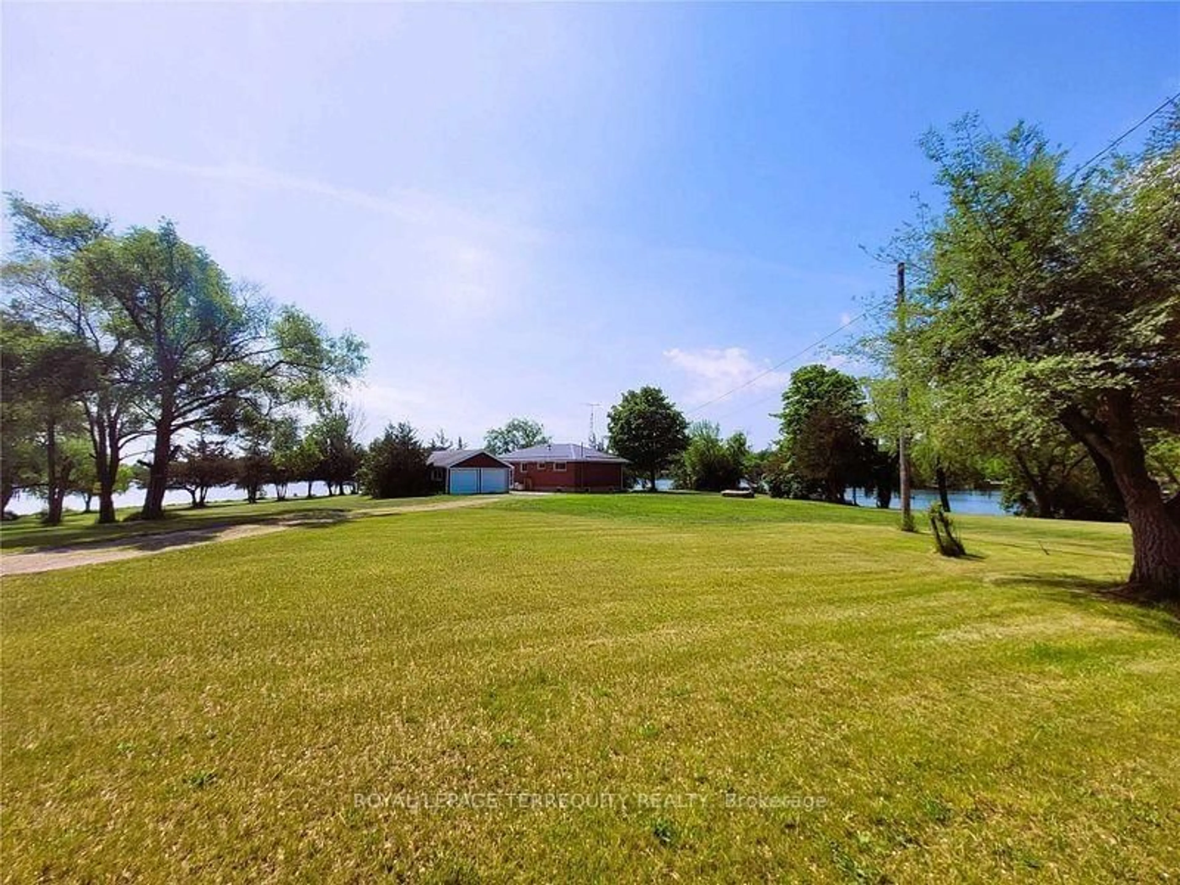 A pic from outside/outdoor area/front of a property/back of a property/a pic from drone, water/lake/river/ocean view for 7743 County Rd 50, Trent Hills Ontario K0L 1L0