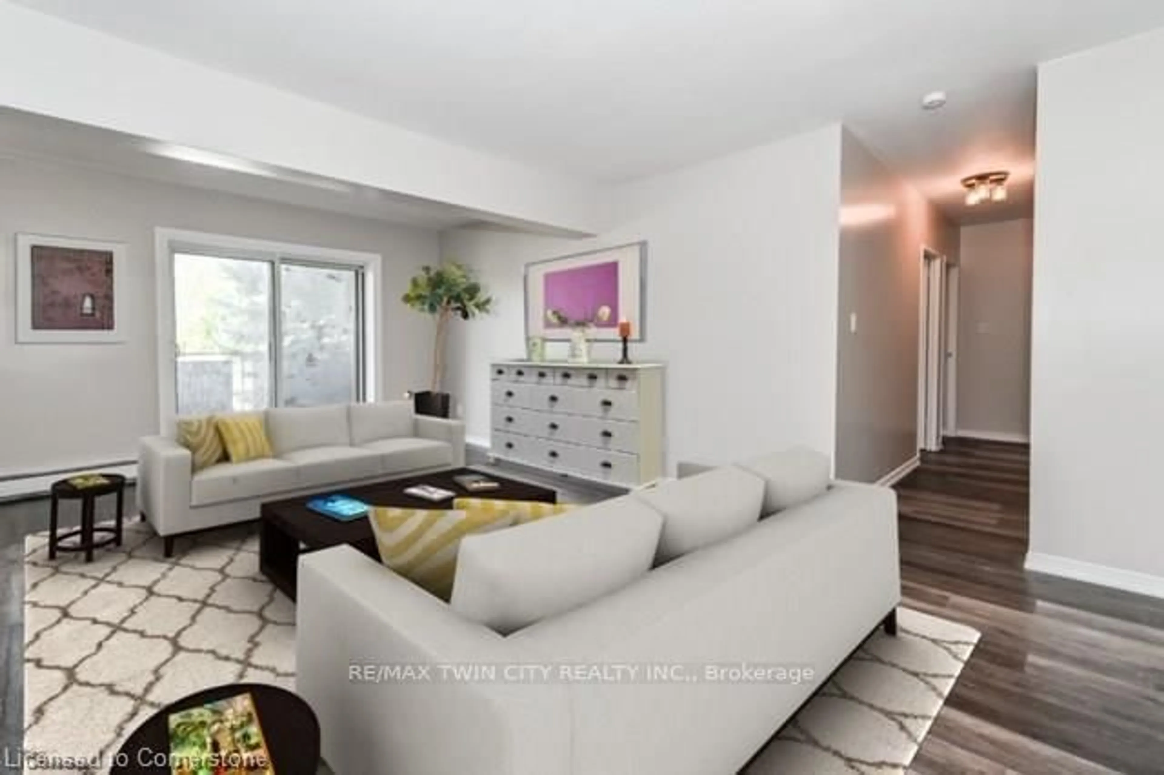 Living room with furniture, unknown for 283 Fairway Rd #101, Kitchener Ontario N2A 2P1