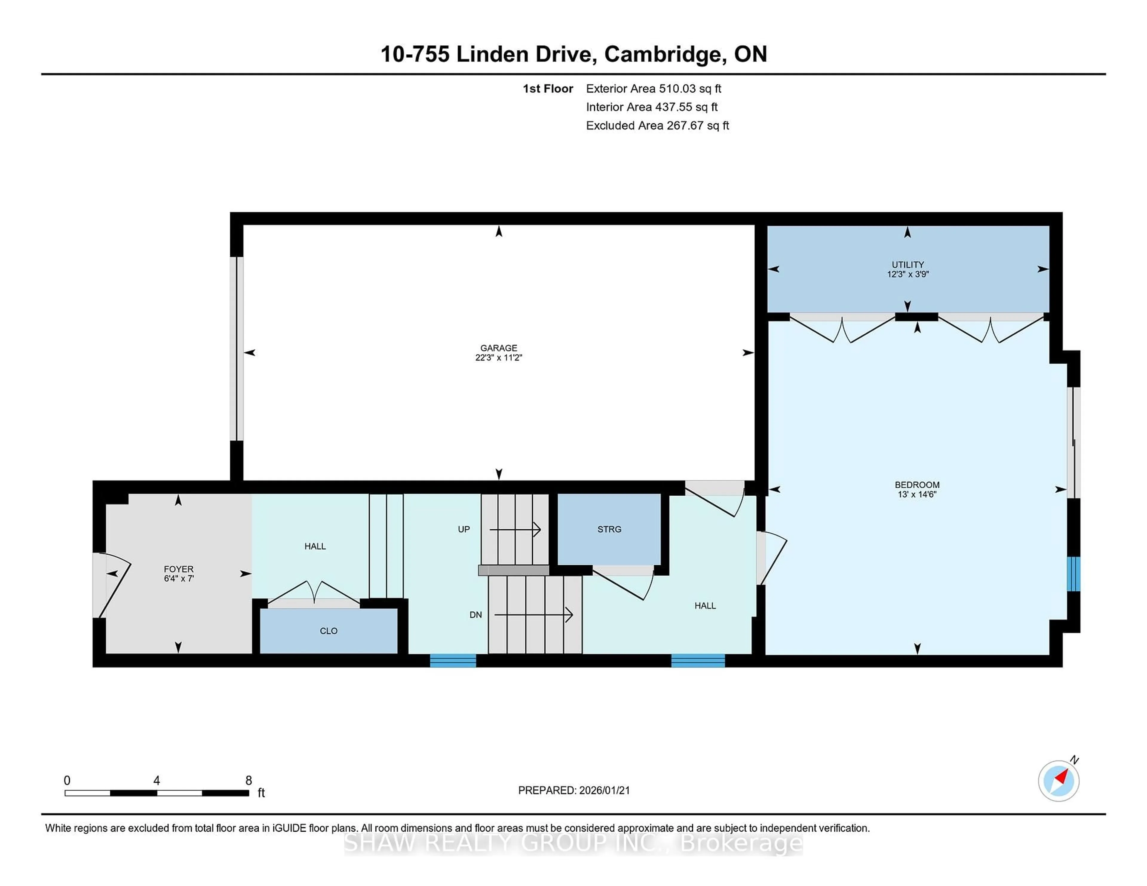 Floor plan for 755 Linden Dr #10, Cambridge Ontario N3H 0E4
