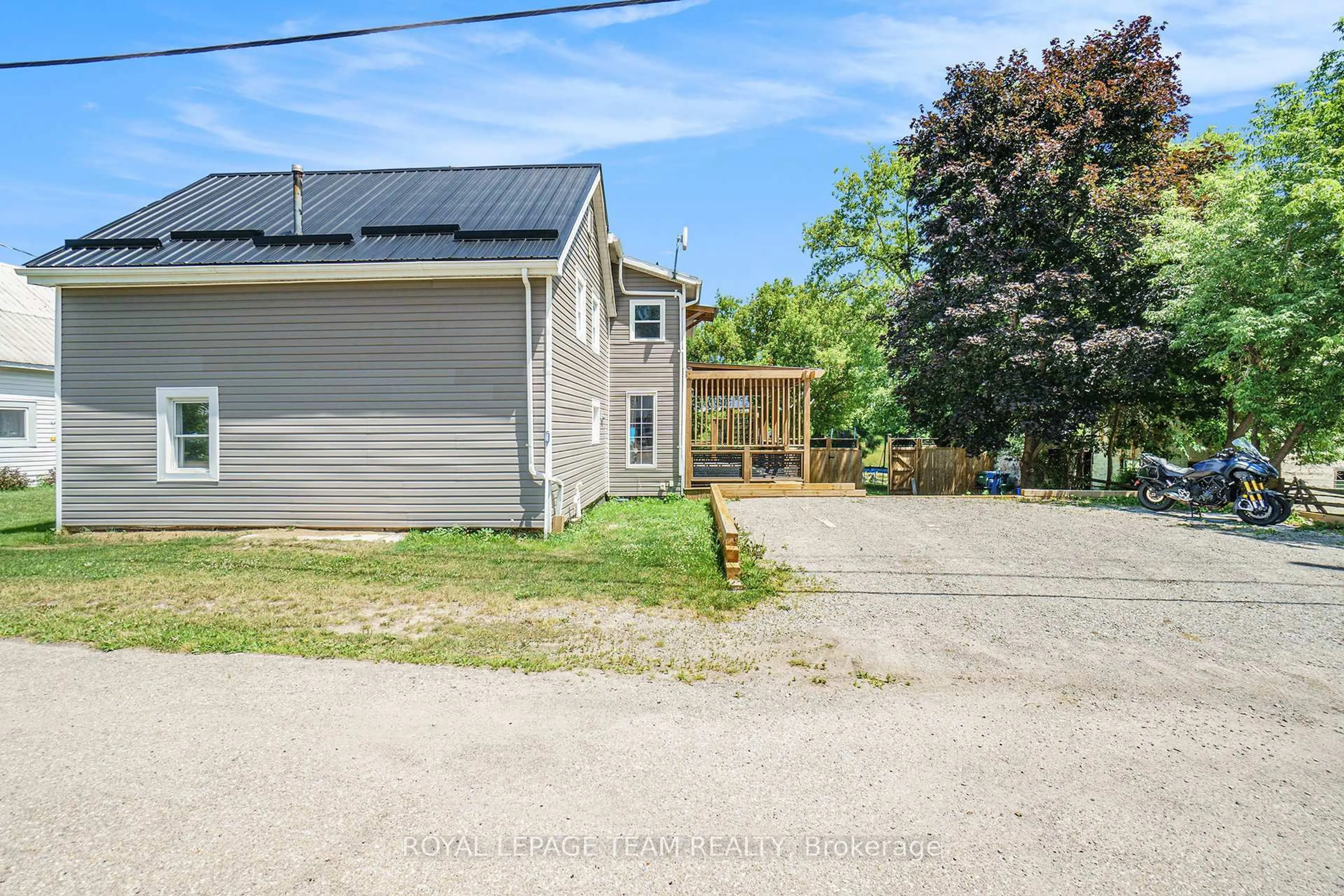 A pic from outside/outdoor area/front of a property/back of a property/a pic from drone, street for 649 County Rd 29 Rd, Elizabethtown-Kitley Ontario K0G 1G0