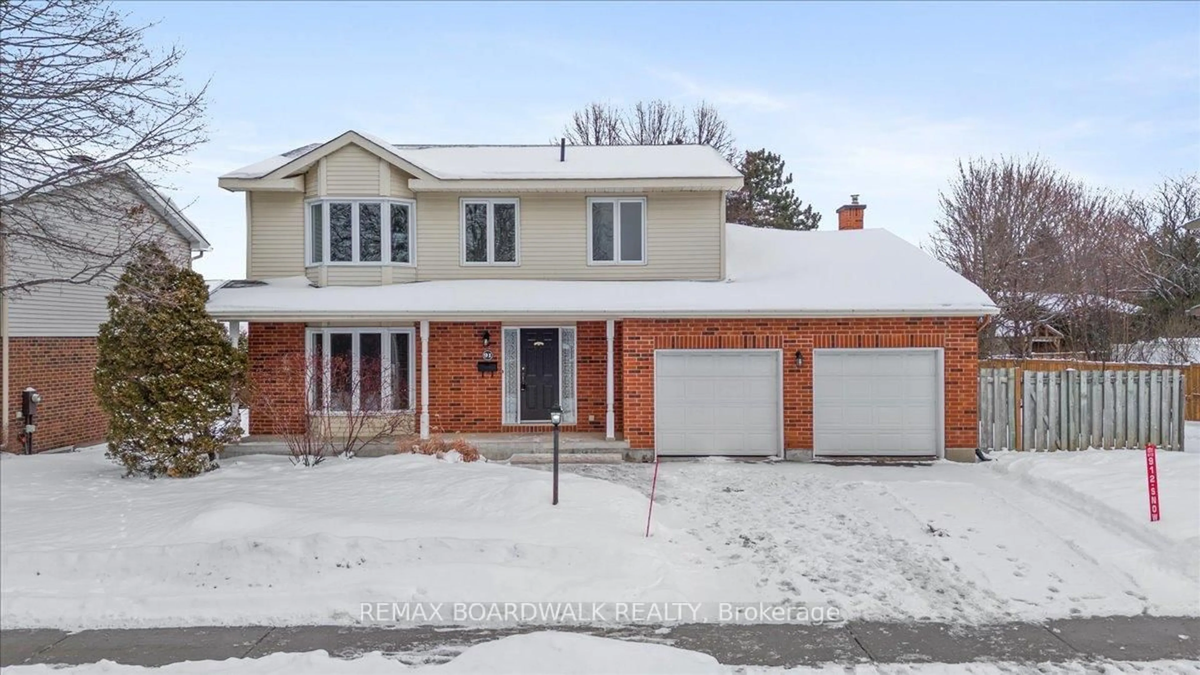 Home with brick exterior material, street for 91 Mccurdy Dr, Kanata Ontario K2L 2N6