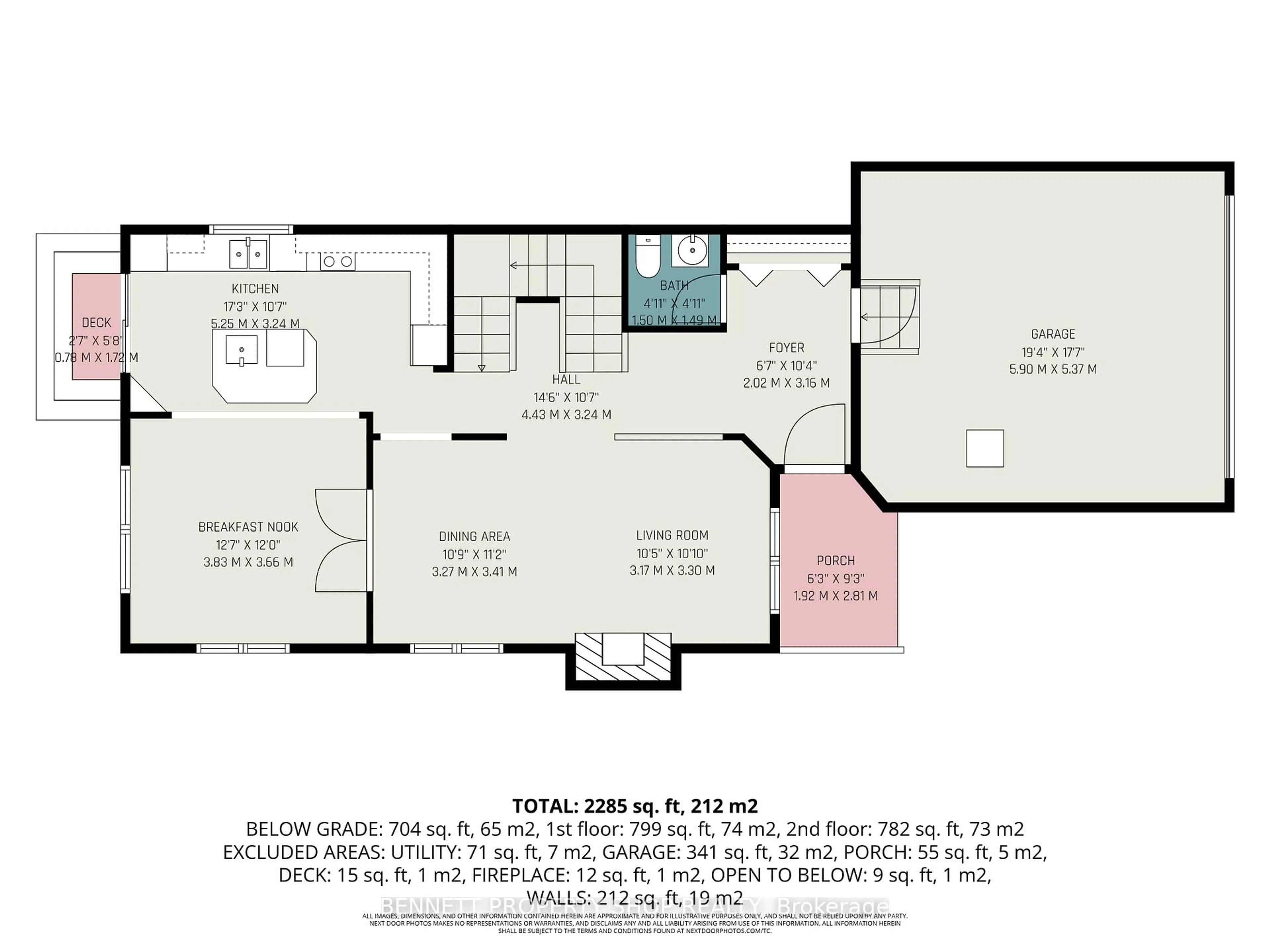 Floor plan for 1067 Rocky Harbour Cres, Ottawa Ontario K1V 1V3
