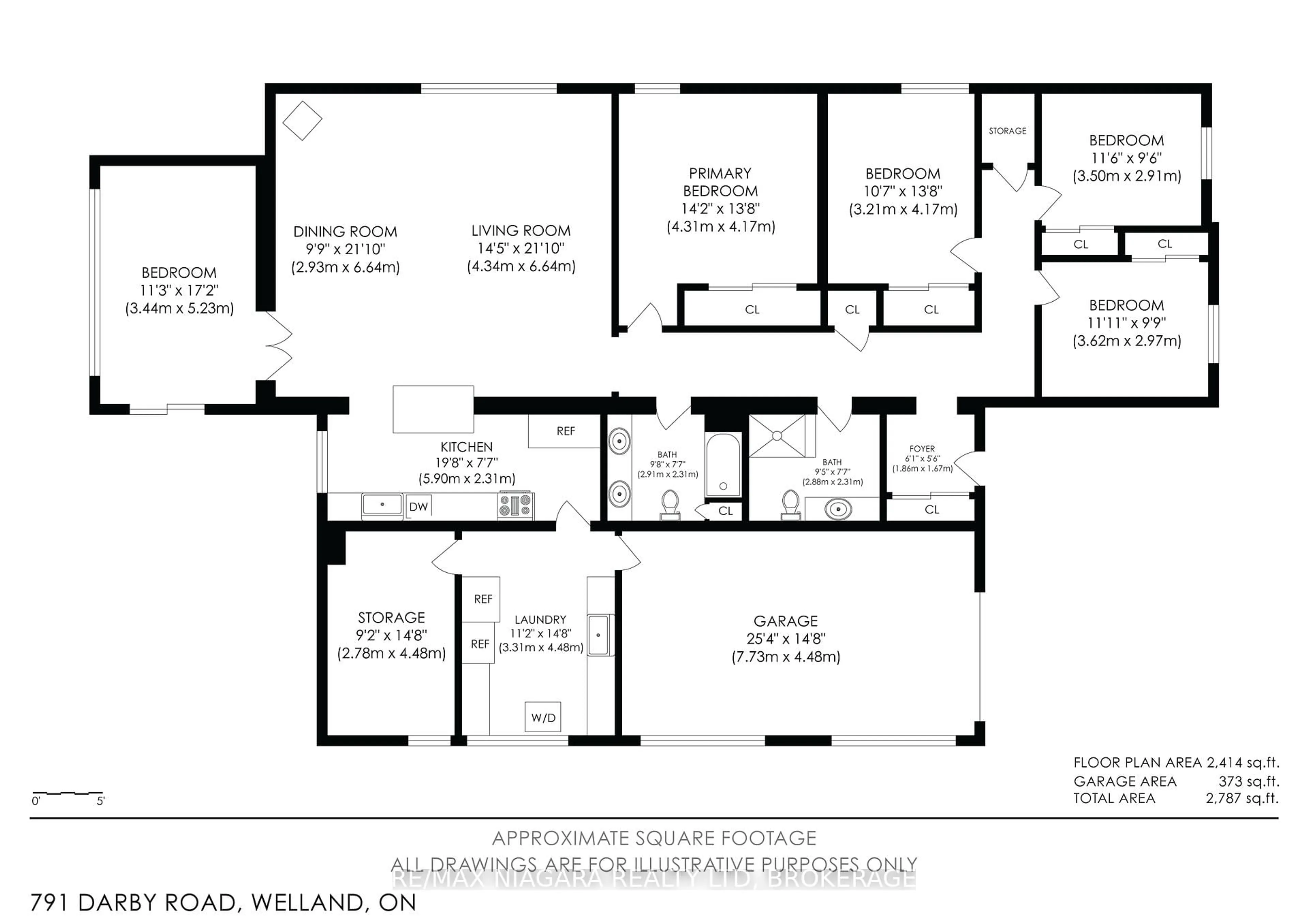 Floor plan for 791 Darby Rd, Welland Ontario L0S 1K0