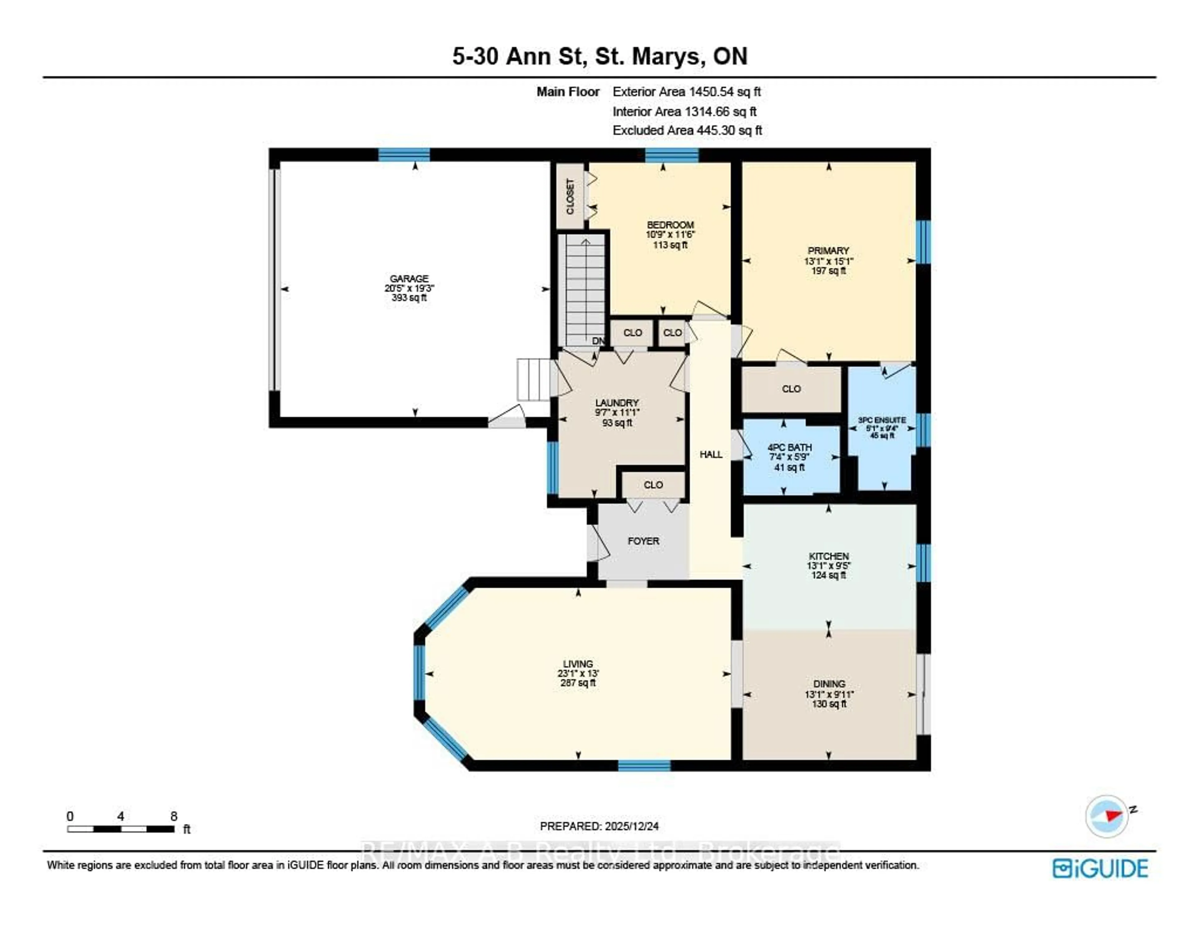 Floor plan for 30 Ann St #5, St. Marys Ontario N4X 1C8