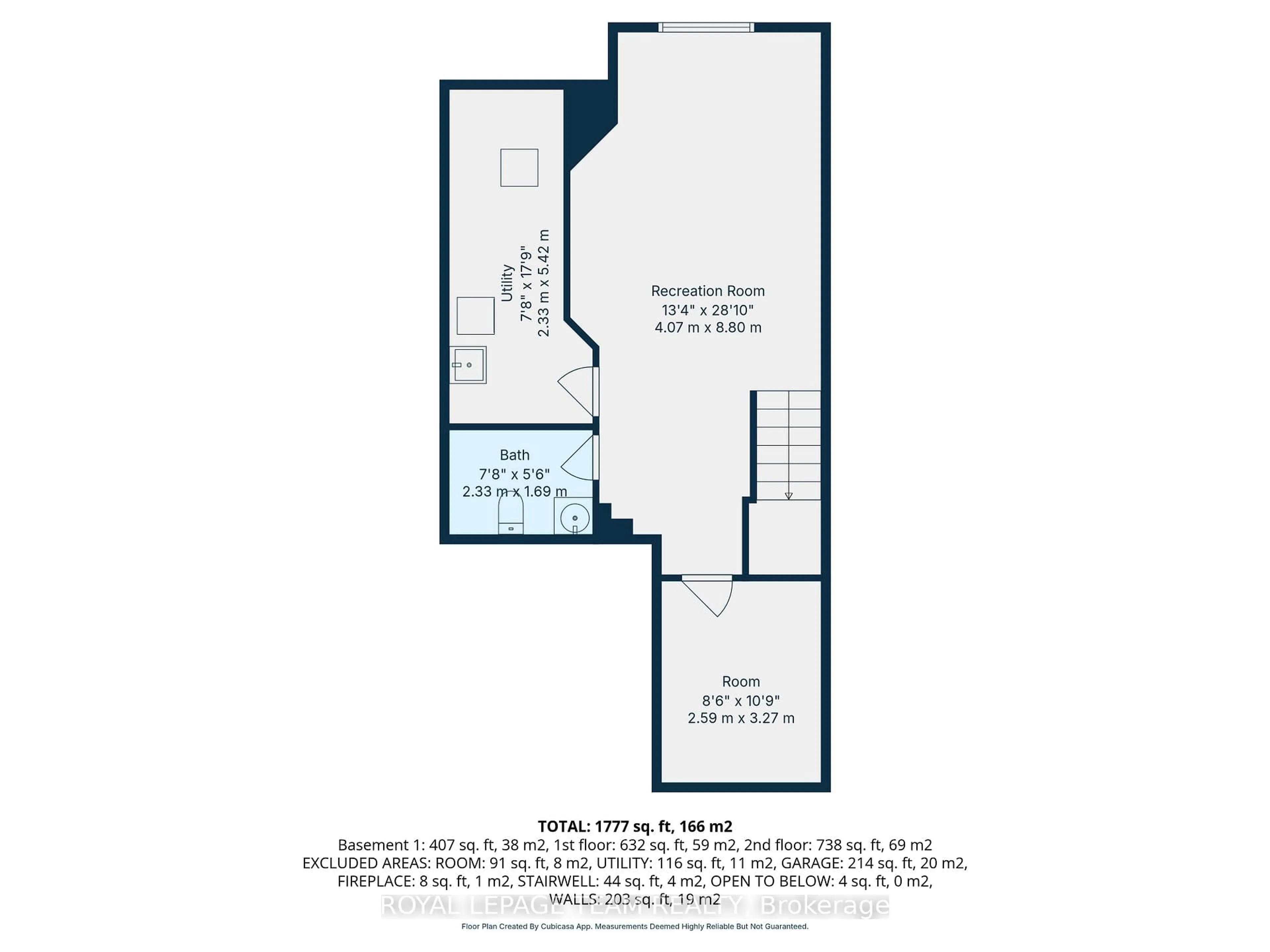 Floor plan for 7 Chantilly Gate, Ottawa Ontario K2S 2B2