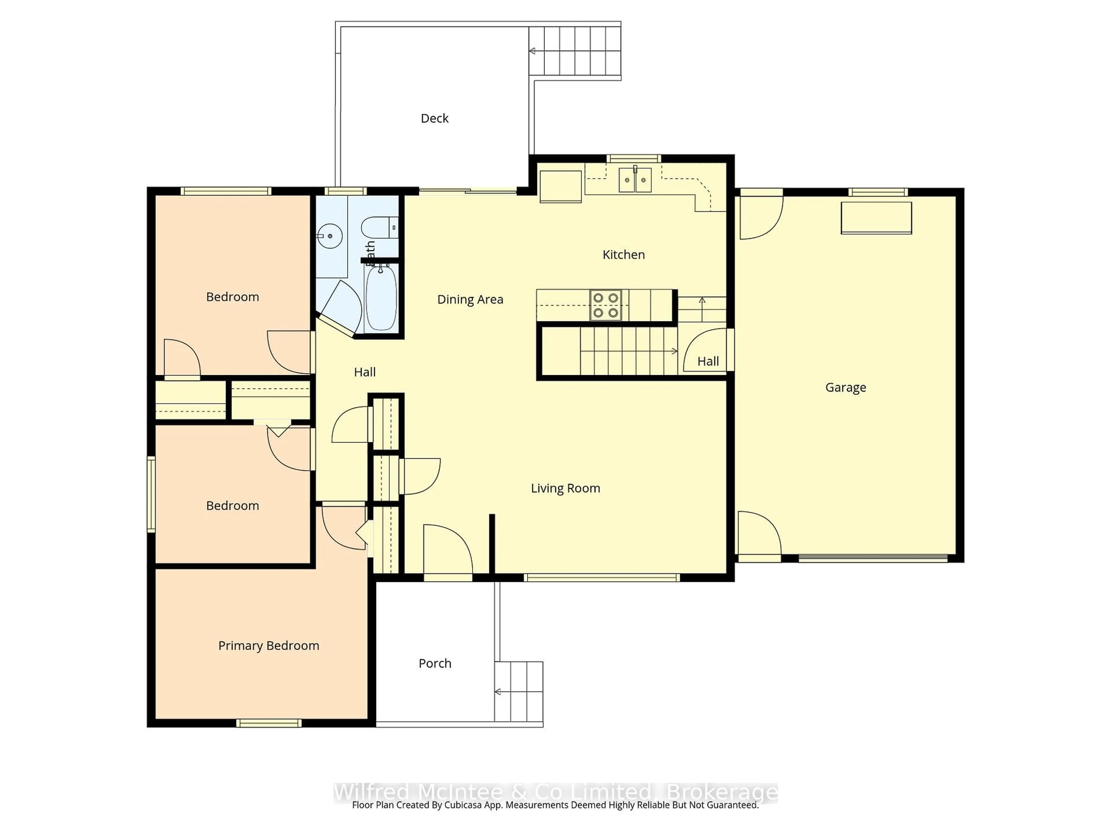 Floor plan for 856 York Ave, North Perth Ontario N4W 2Y6