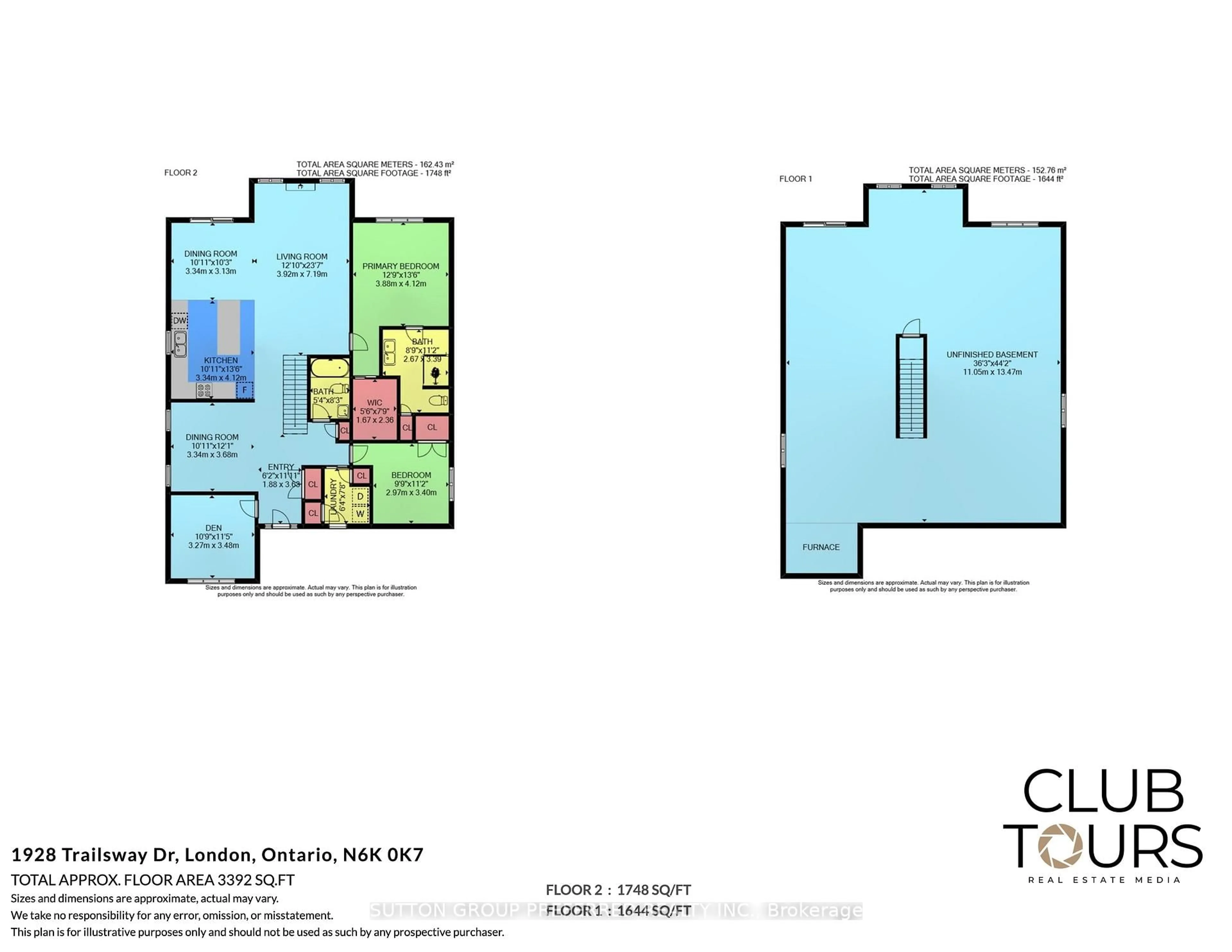 Floor plan for 1928 Trailsway Dr, London South Ontario N6K 0K7