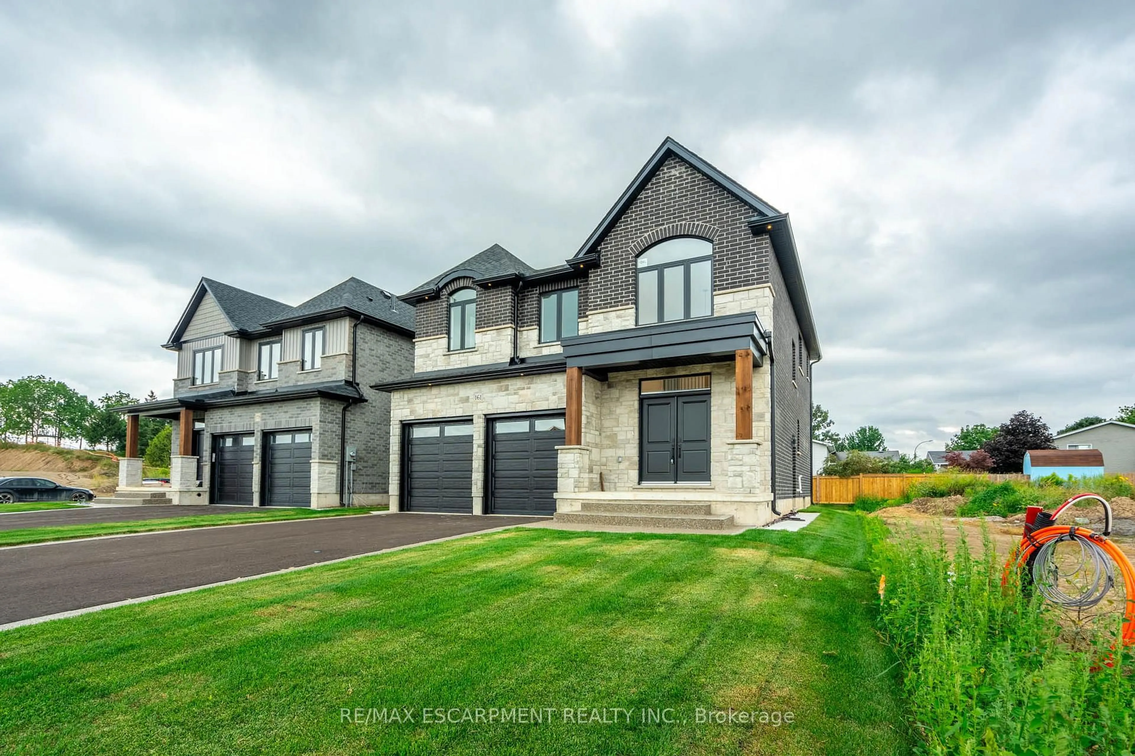 Home with brick exterior material, street for 161 Pike Creek Dr, Haldimand Ontario N0A 1E0