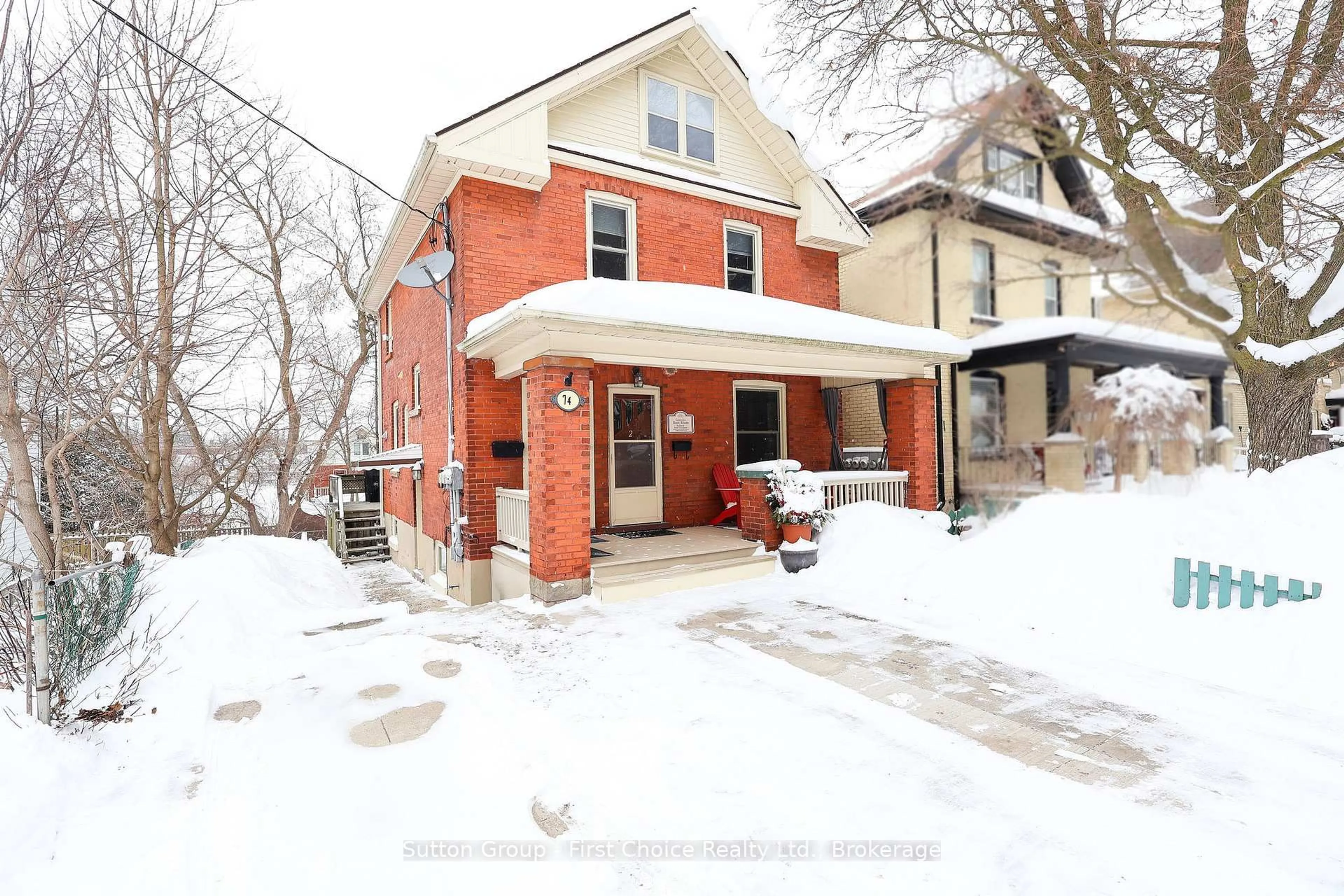 Home with brick exterior material, street for 74 Cobourg St, Stratford Ontario N5A 3E6