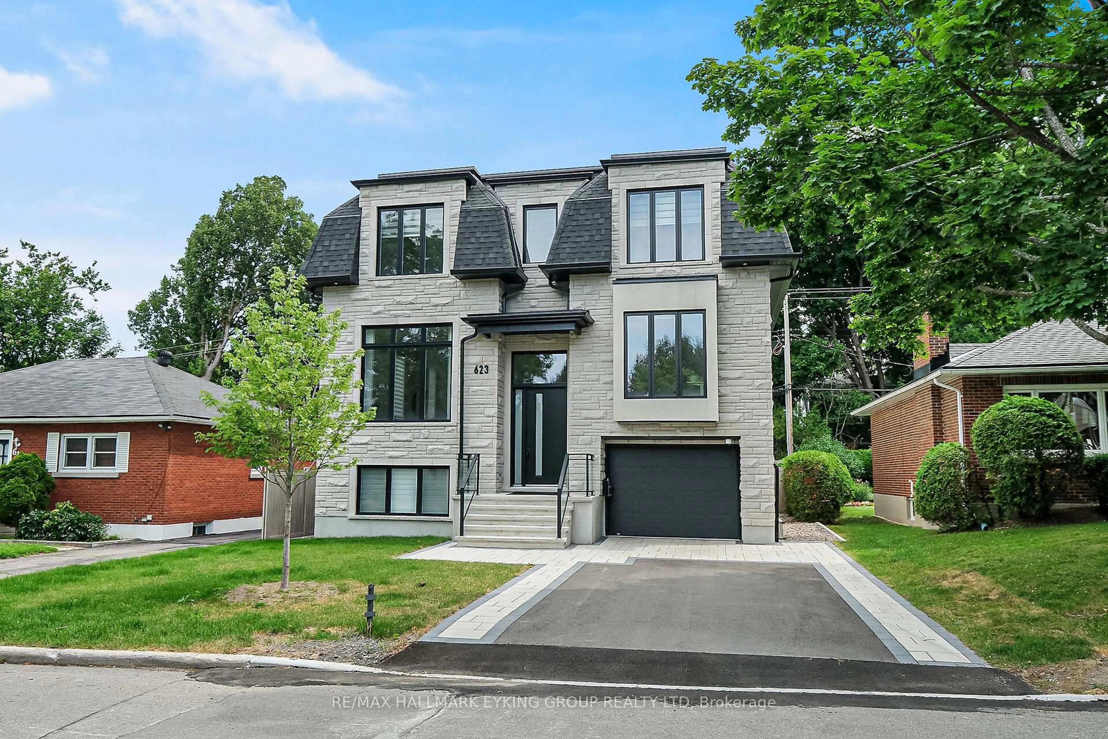 Home with brick exterior material, street for 623 Rowanwood Ave, Ottawa Ontario K2A 3E3