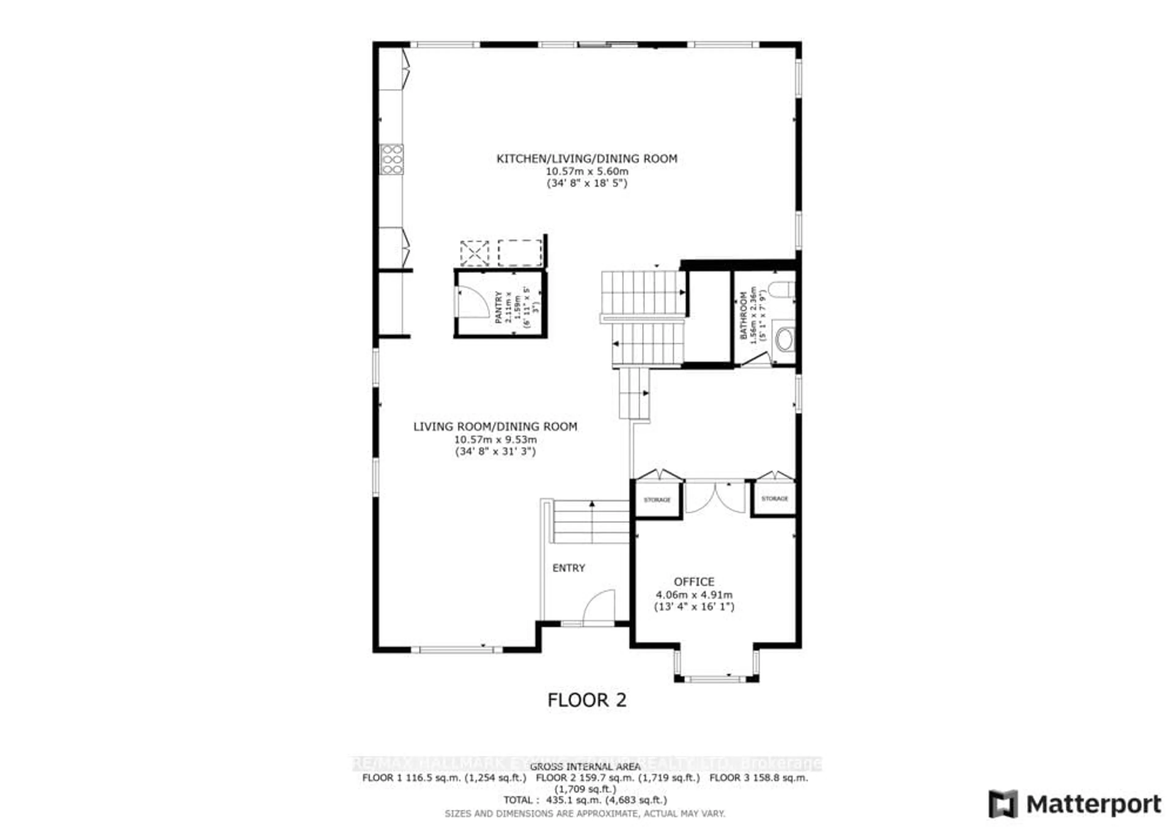 Floor plan for 623 Rowanwood Ave, Ottawa Ontario K2A 3E3