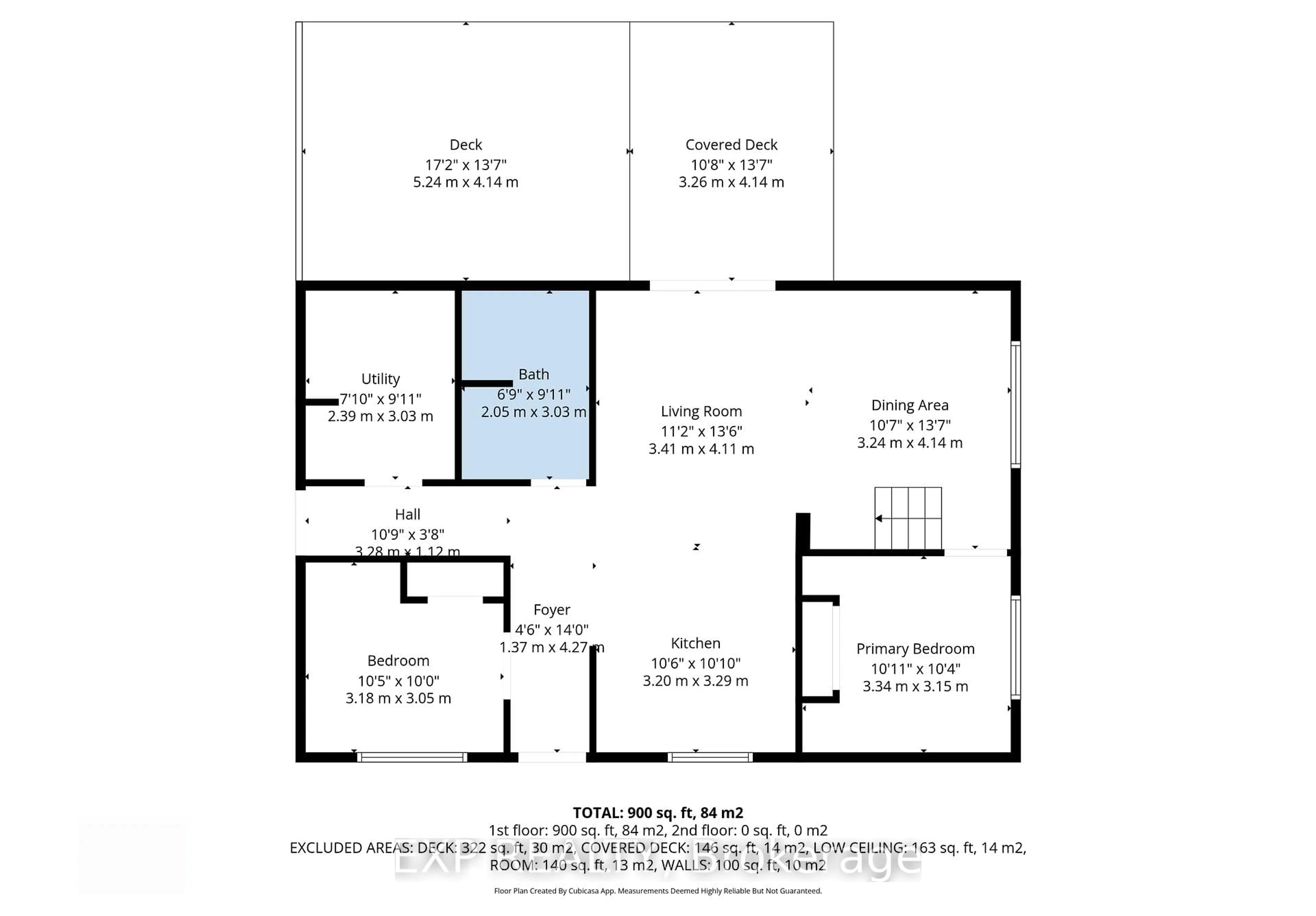 Floor plan for 254 Sidney St, Quinte West Ontario K8V 2T6