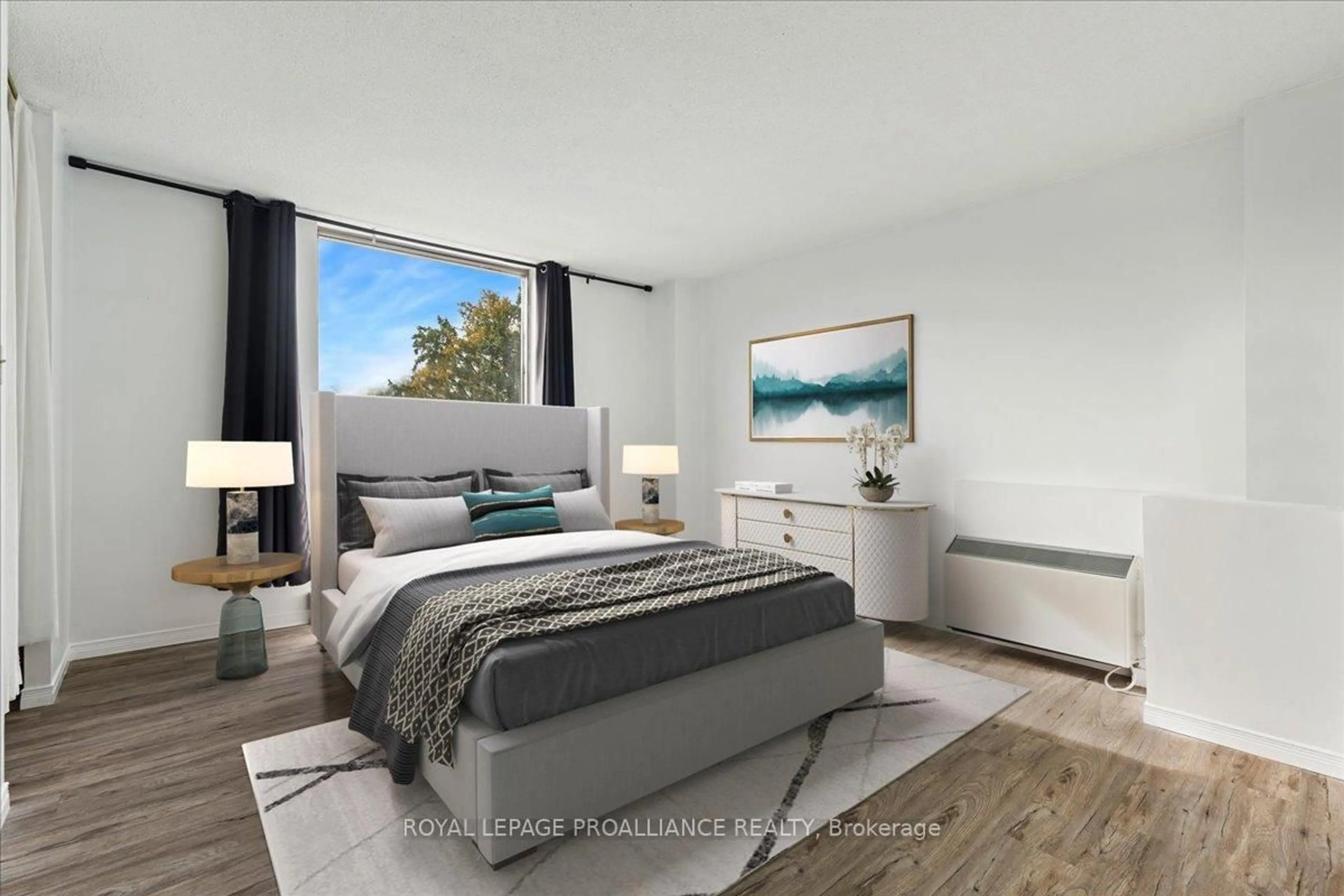 Bedroom with bed, unknown for 344 Front St #201, Belleville Ontario K8N 5M4