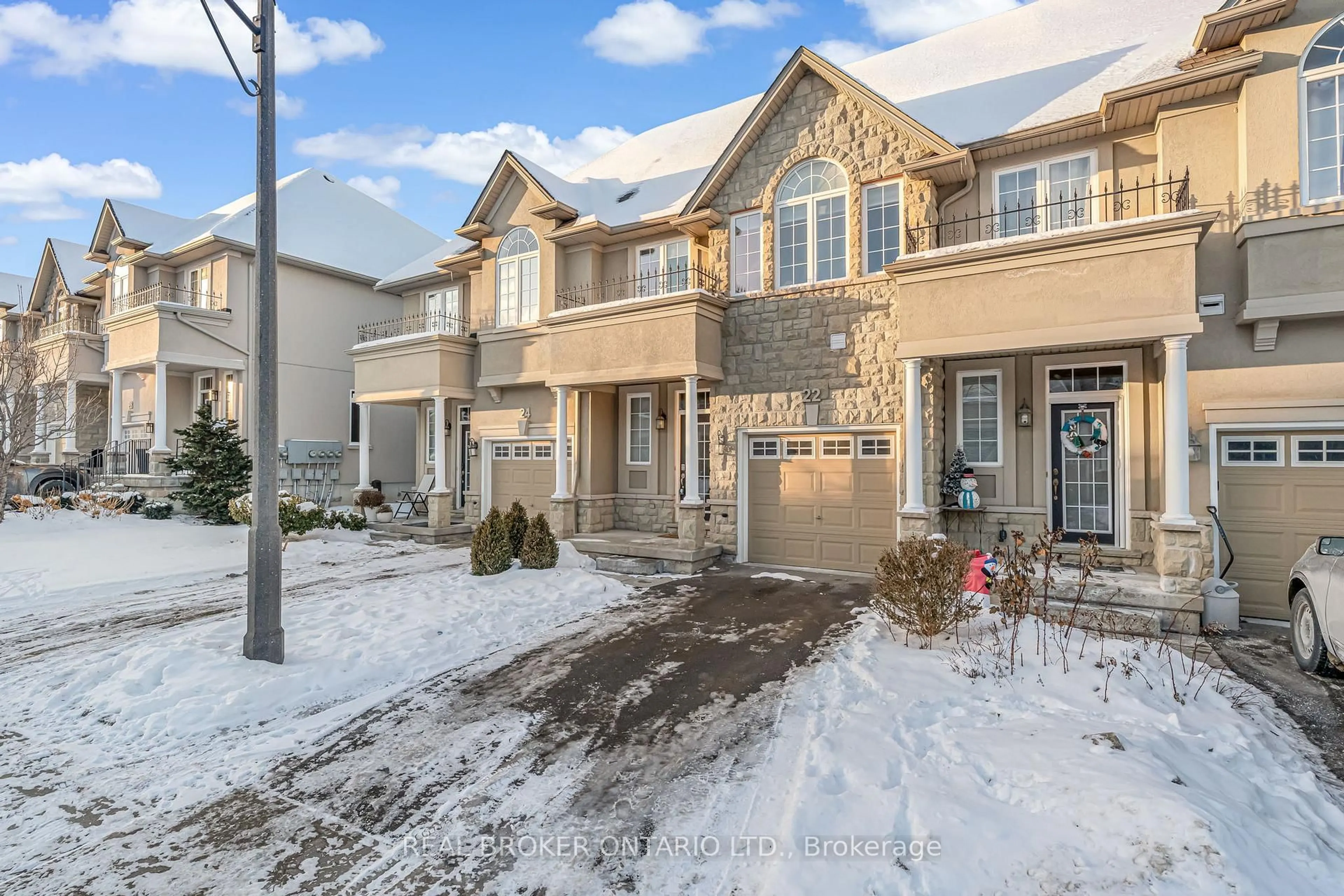 Home with brick exterior material, street for 22 Forest Valley Cres, Hamilton Ontario L9H 0A7
