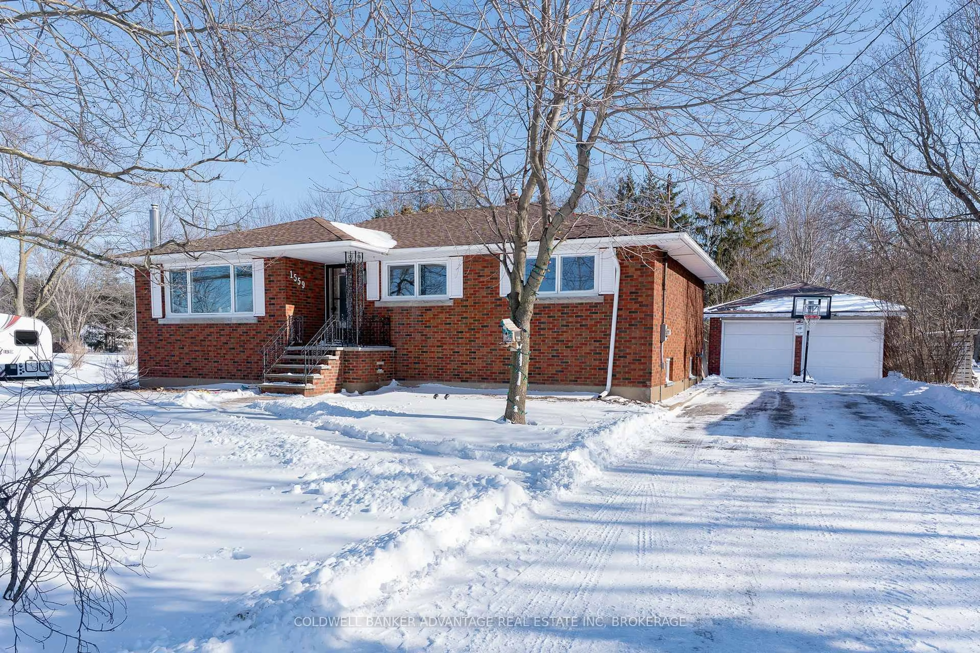 Home with brick exterior material, street for 1559 Snider Rd, Port Colborne Ontario L3K 5V3