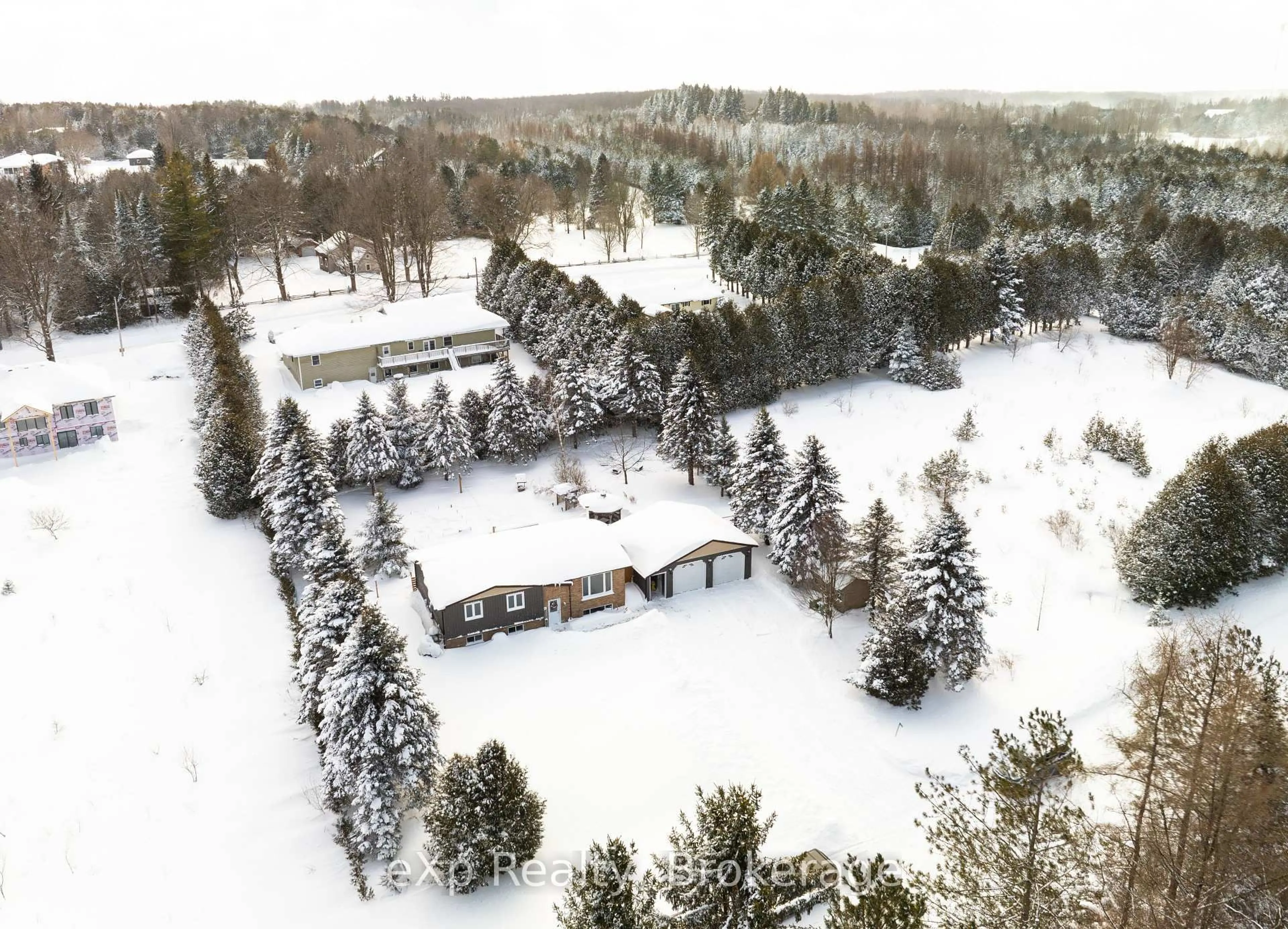 A pic from outside/outdoor area/front of a property/back of a property/a pic from drone, mountain view for 230 Saugeen St, Grey Highlands Ontario N0C 1K0
