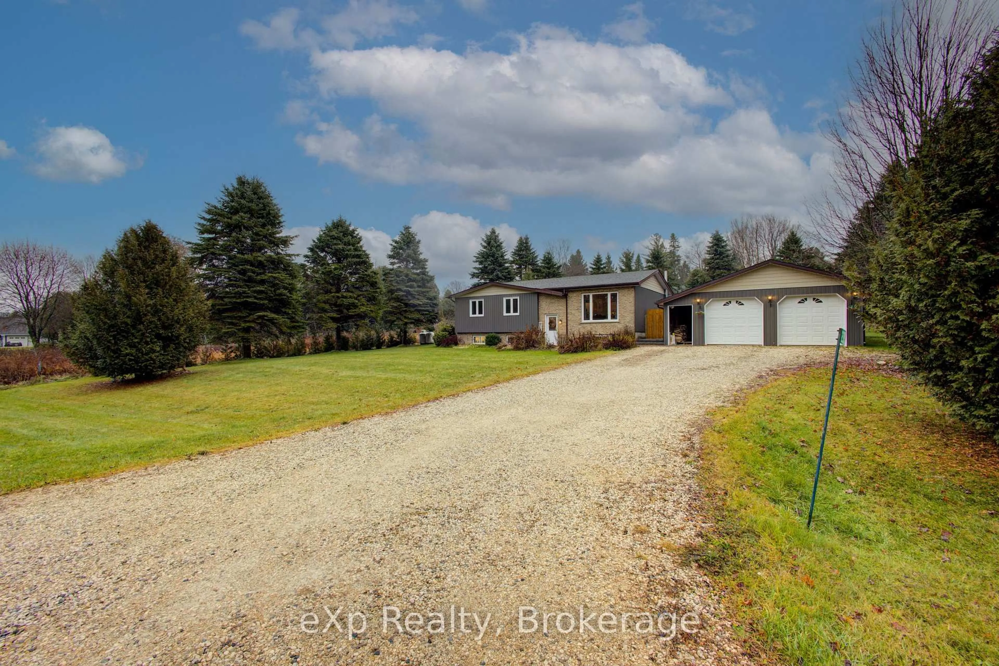 A pic from outside/outdoor area/front of a property/back of a property/a pic from drone, water/lake/river/ocean view for 230 Saugeen St, Grey Highlands Ontario N0C 1K0