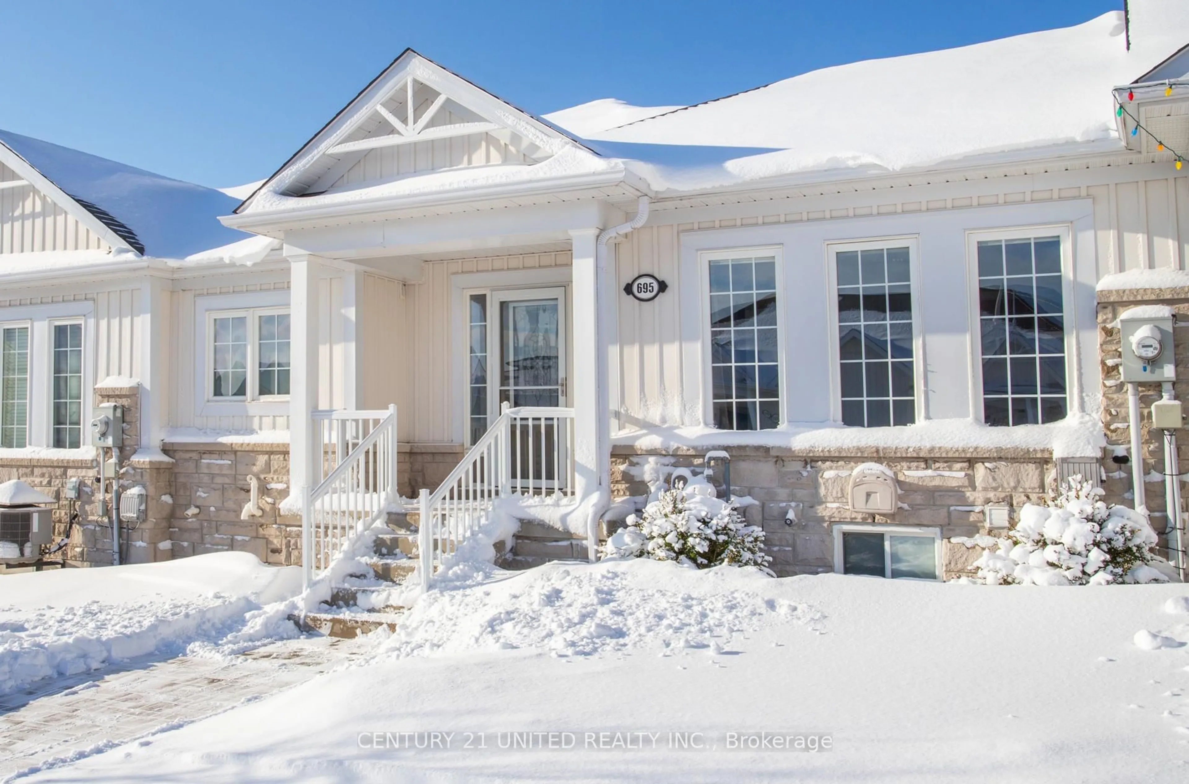 Home with vinyl exterior material, street for 695 Henderson Dr, Cobourg Ontario K9A 0J1