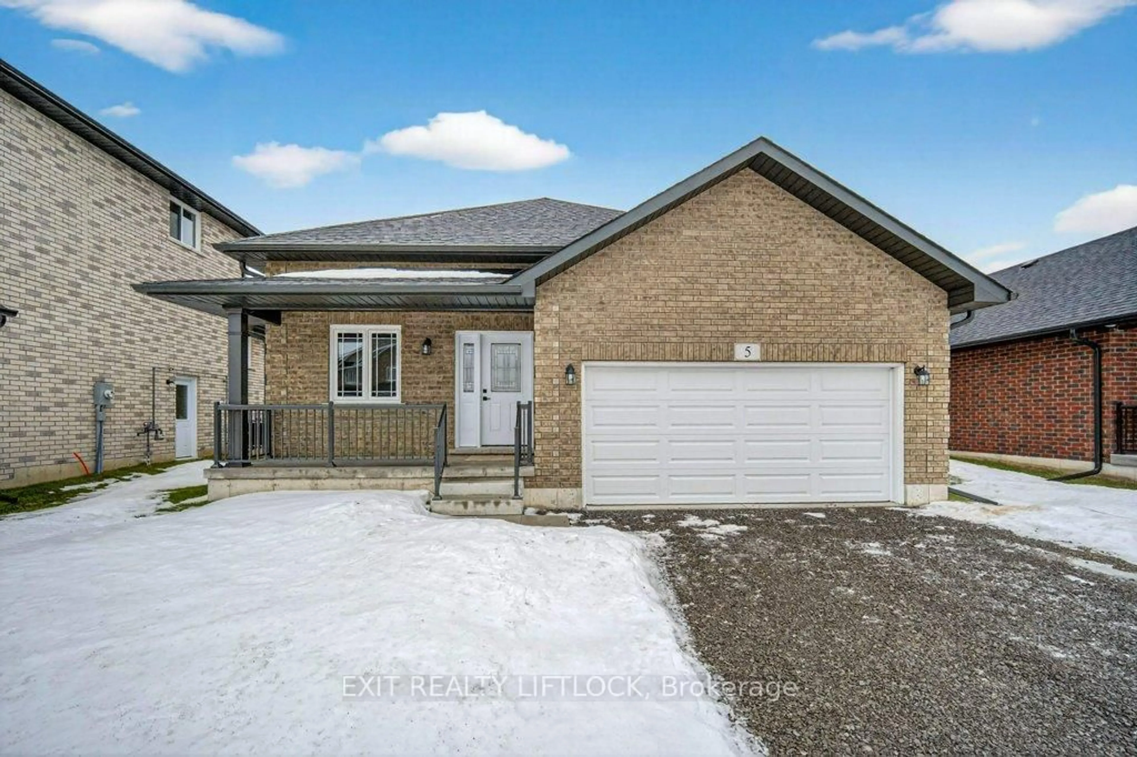Home with brick exterior material, street for 5 Keeler Crt, Asphodel-Norwood Ontario K0L 2V0