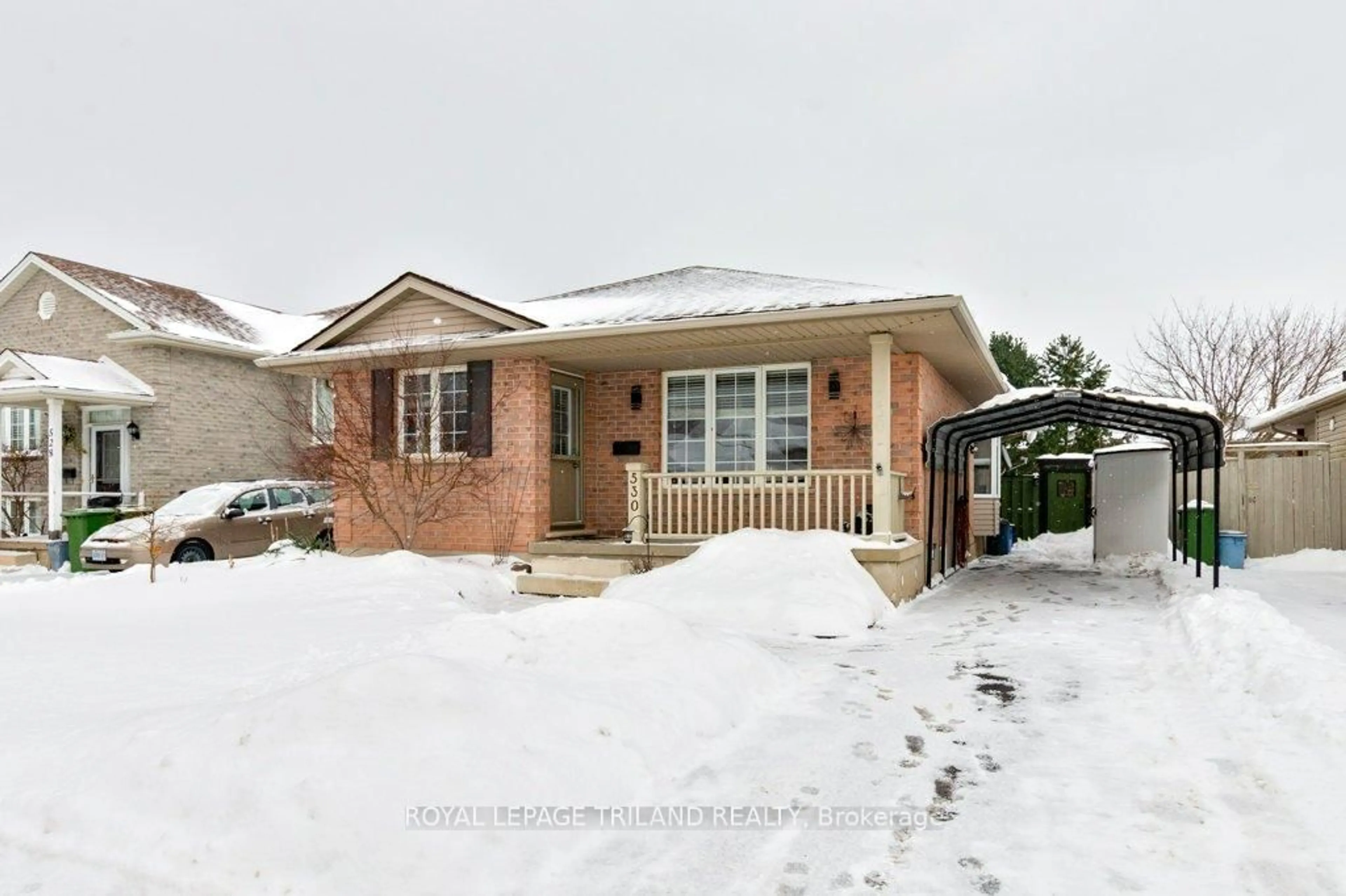 Home with brick exterior material, street for 530 Highview Dr, St. Thomas Ontario N5R 6G3