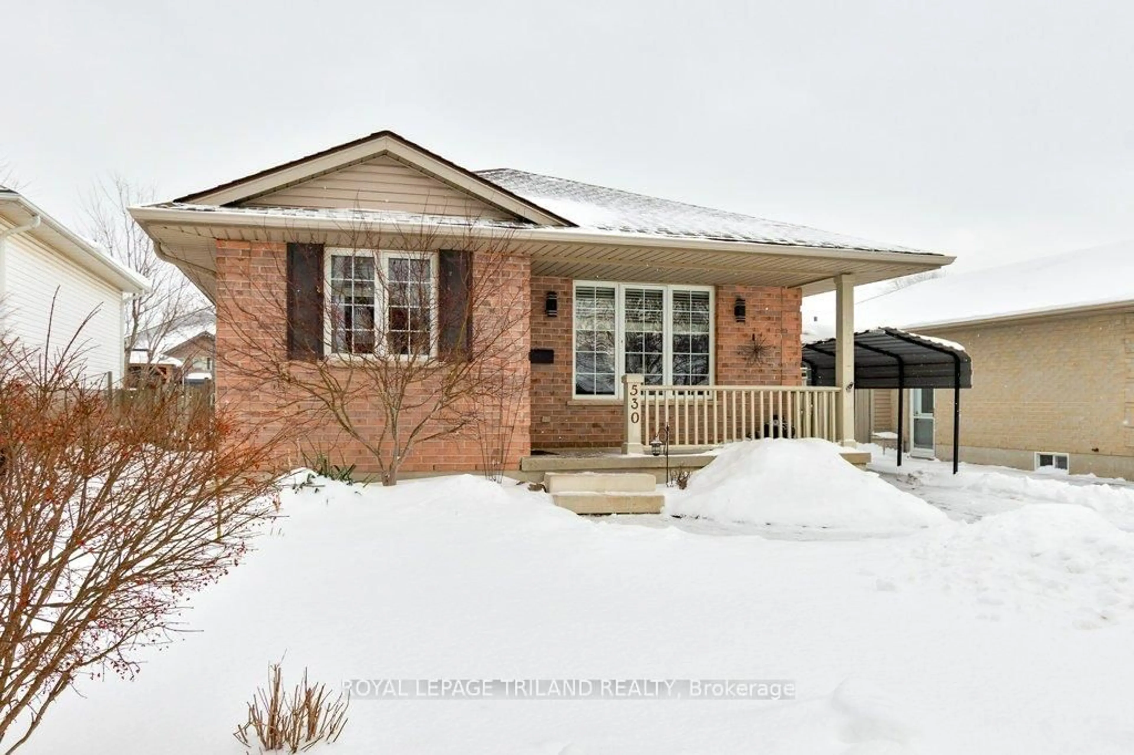Home with brick exterior material, street for 530 Highview Dr, St. Thomas Ontario N5R 6G3
