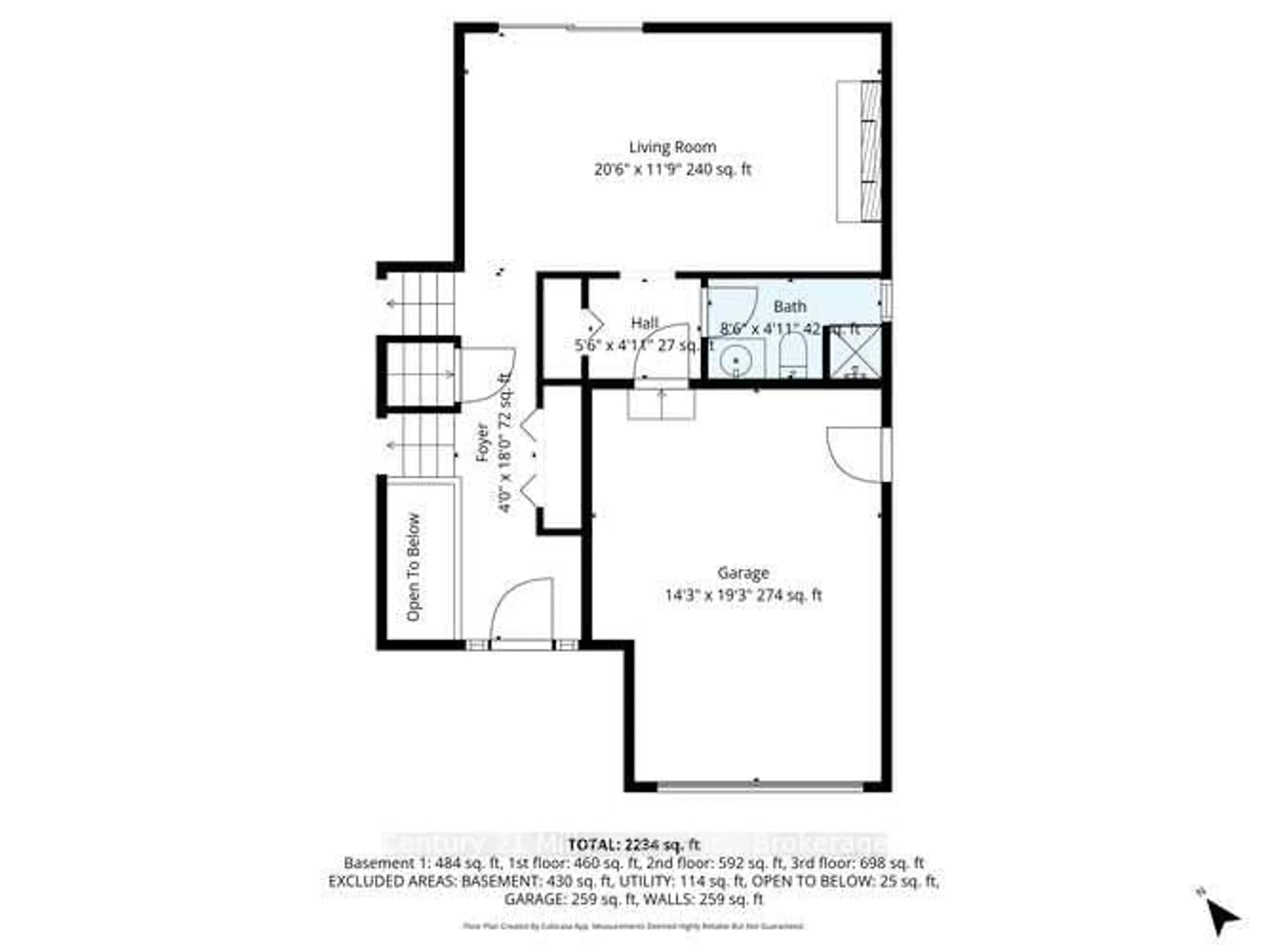Floor plan for 330 1st St, Owen Sound Ontario N4K 6R4