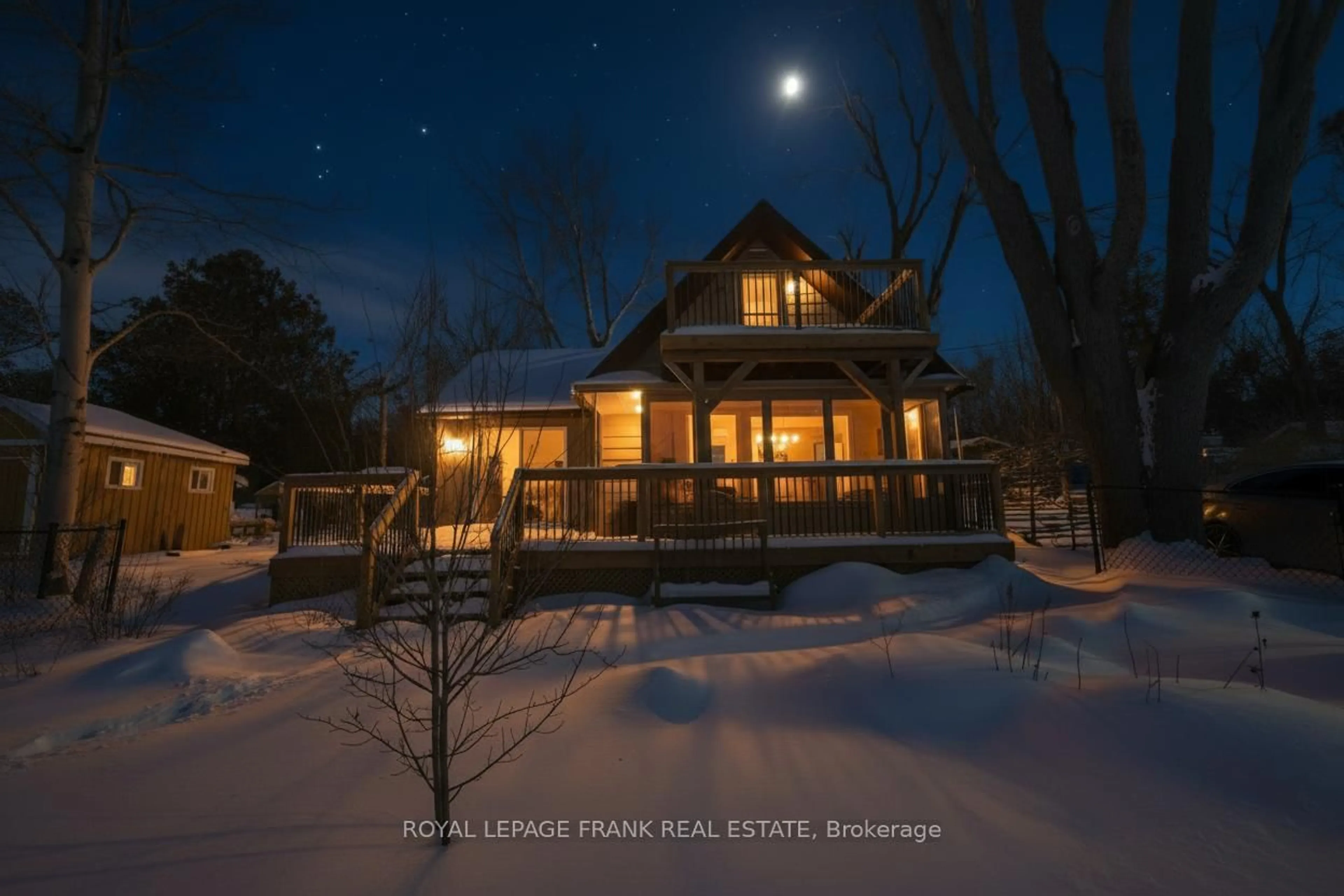 A pic from outside/outdoor area/front of a property/back of a property/a pic from drone, water/lake/river/ocean view for 10 Elk St, Kawartha Lakes Ontario K0M 1L0