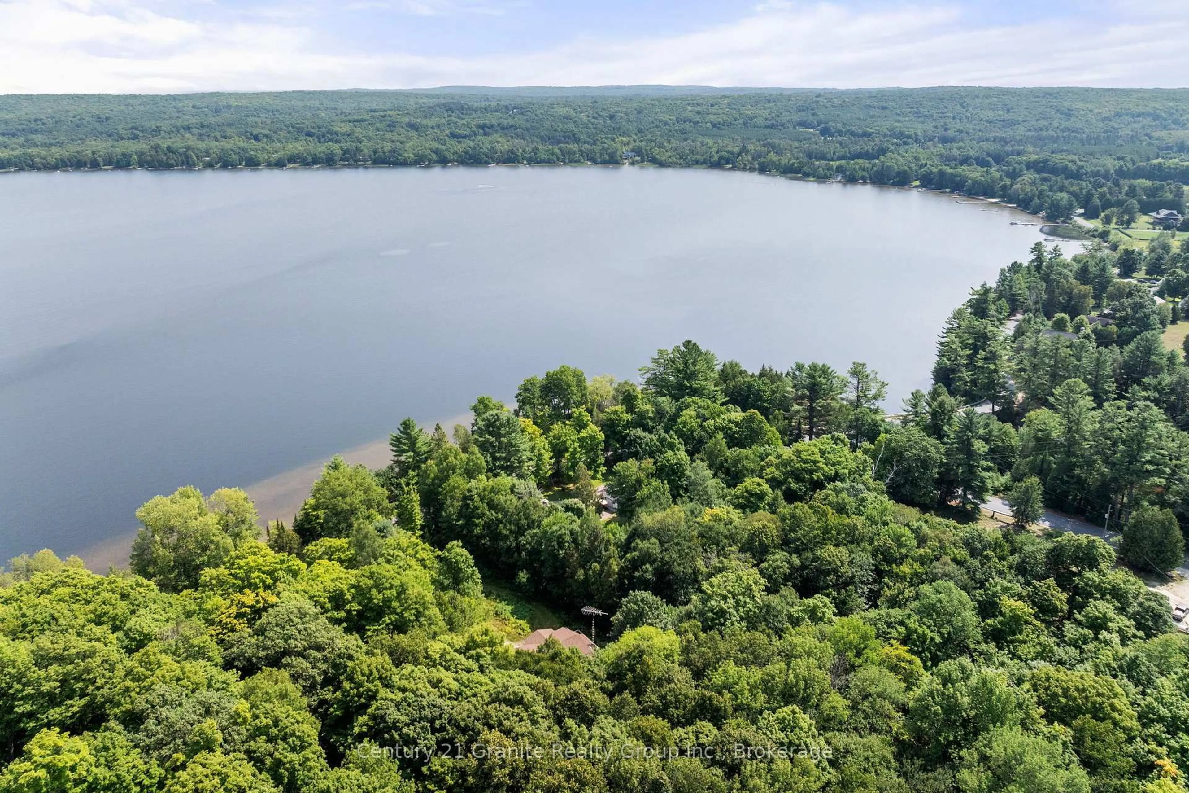 A pic from outside/outdoor area/front of a property/back of a property/a pic from drone, water/lake/river/ocean view for 1753 NORTHSHORE Rd, Algonquin Highlands Ontario K0M 1J1