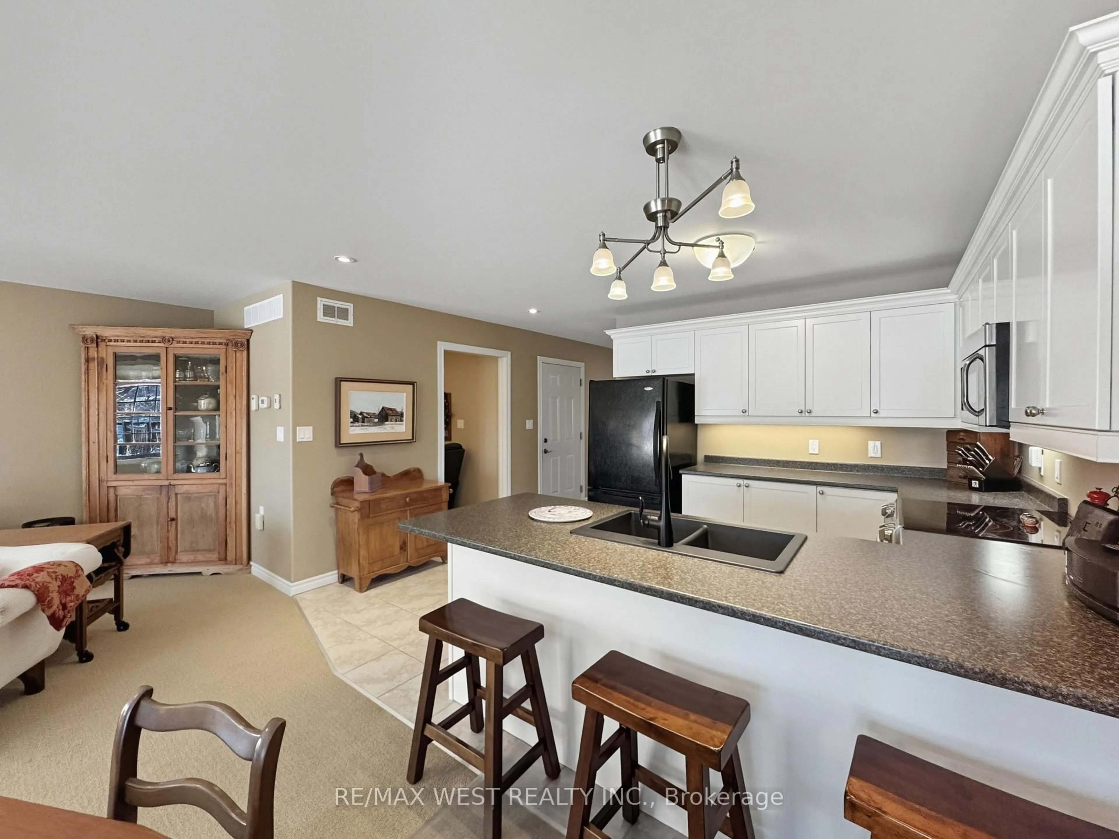 Open concept kitchen, ceramic/tile floor for 59 Orchard Way #2, Trent Hills Ontario K0K 3K0