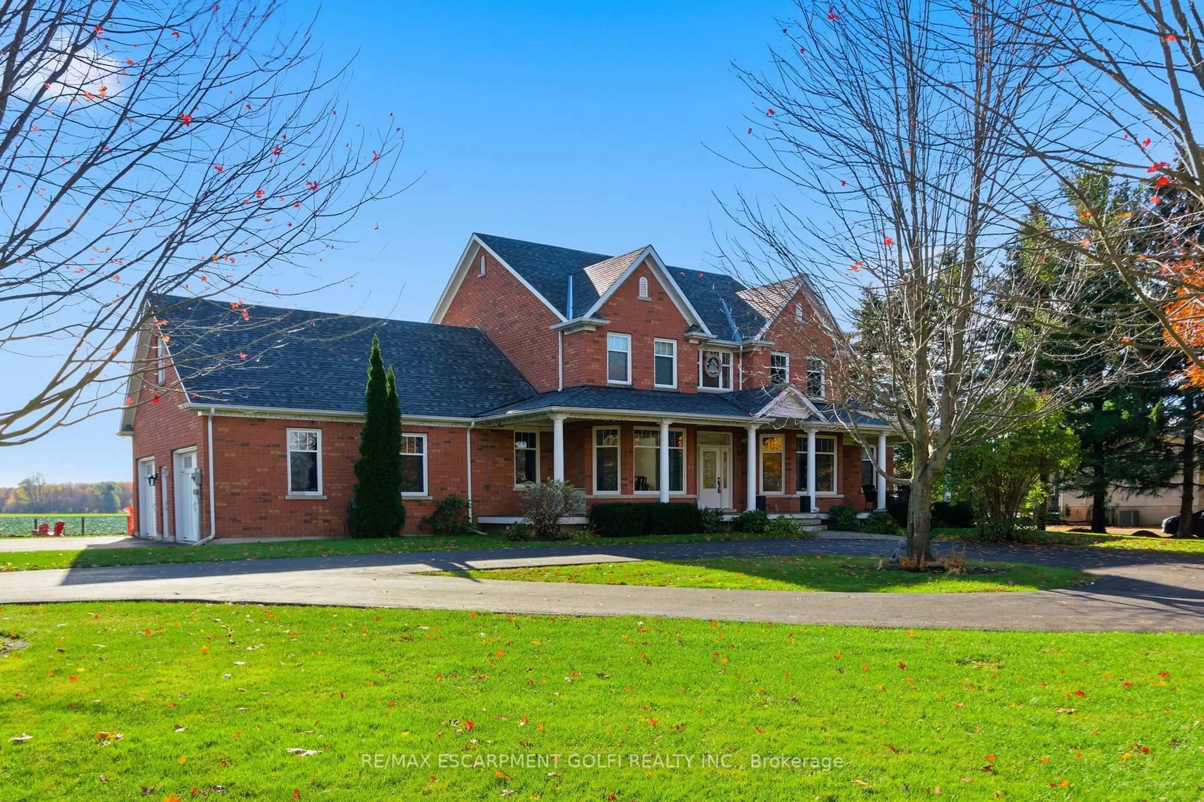 Home with brick exterior material, street for 436 Concession Rd 8, Hamilton Ontario L0P 1B0