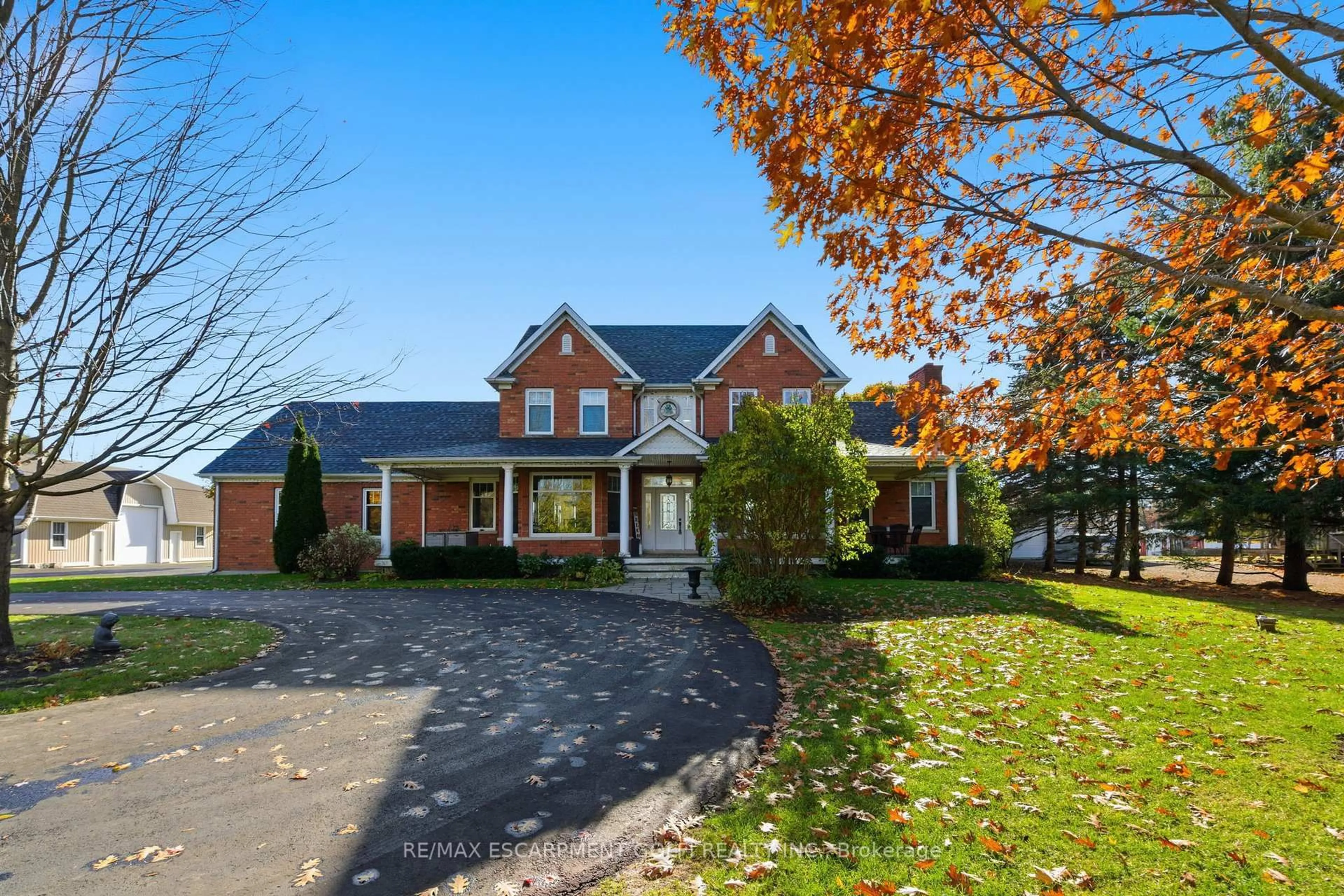 Home with brick exterior material, street for 436 Concession Rd 8, Hamilton Ontario L0P 1B0