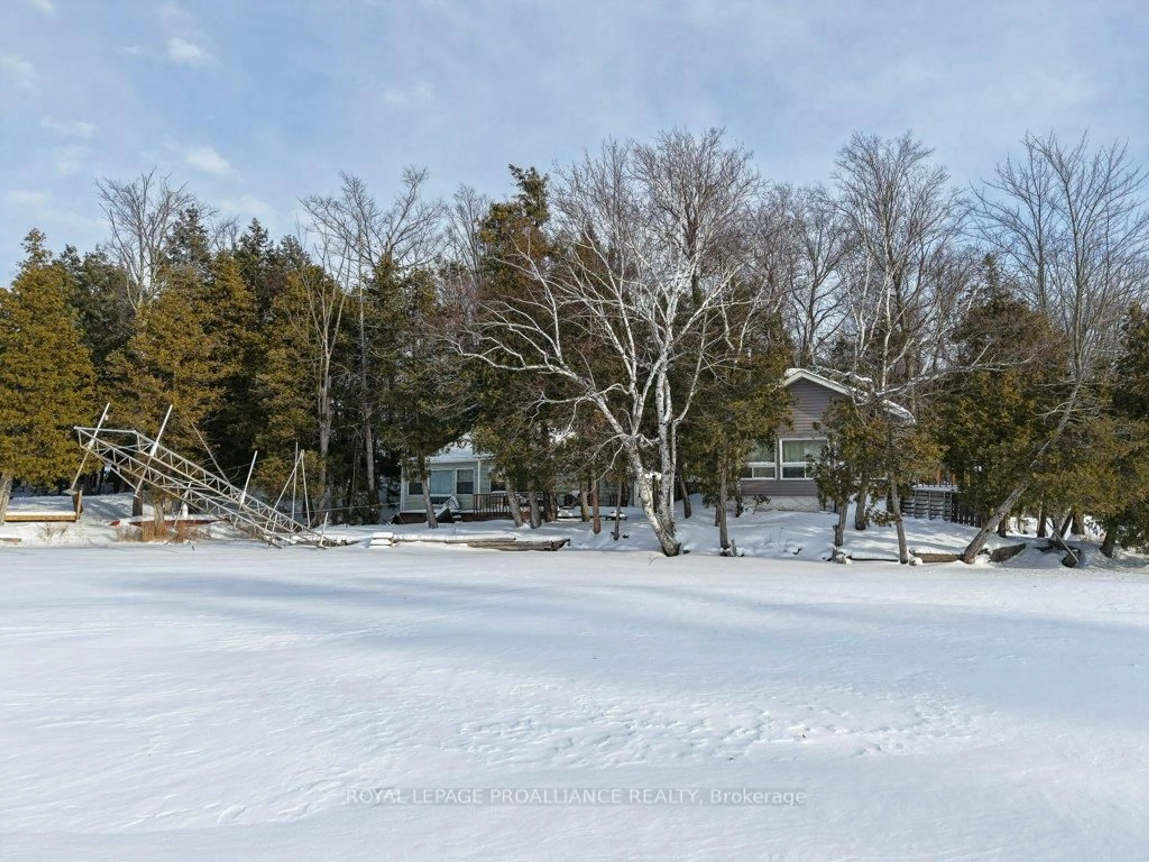 A pic from outside/outdoor area/front of a property/back of a property/a pic from drone, unknown for 24A & 24B Cypress Lane, Stone Mills Ontario K0K 2A0