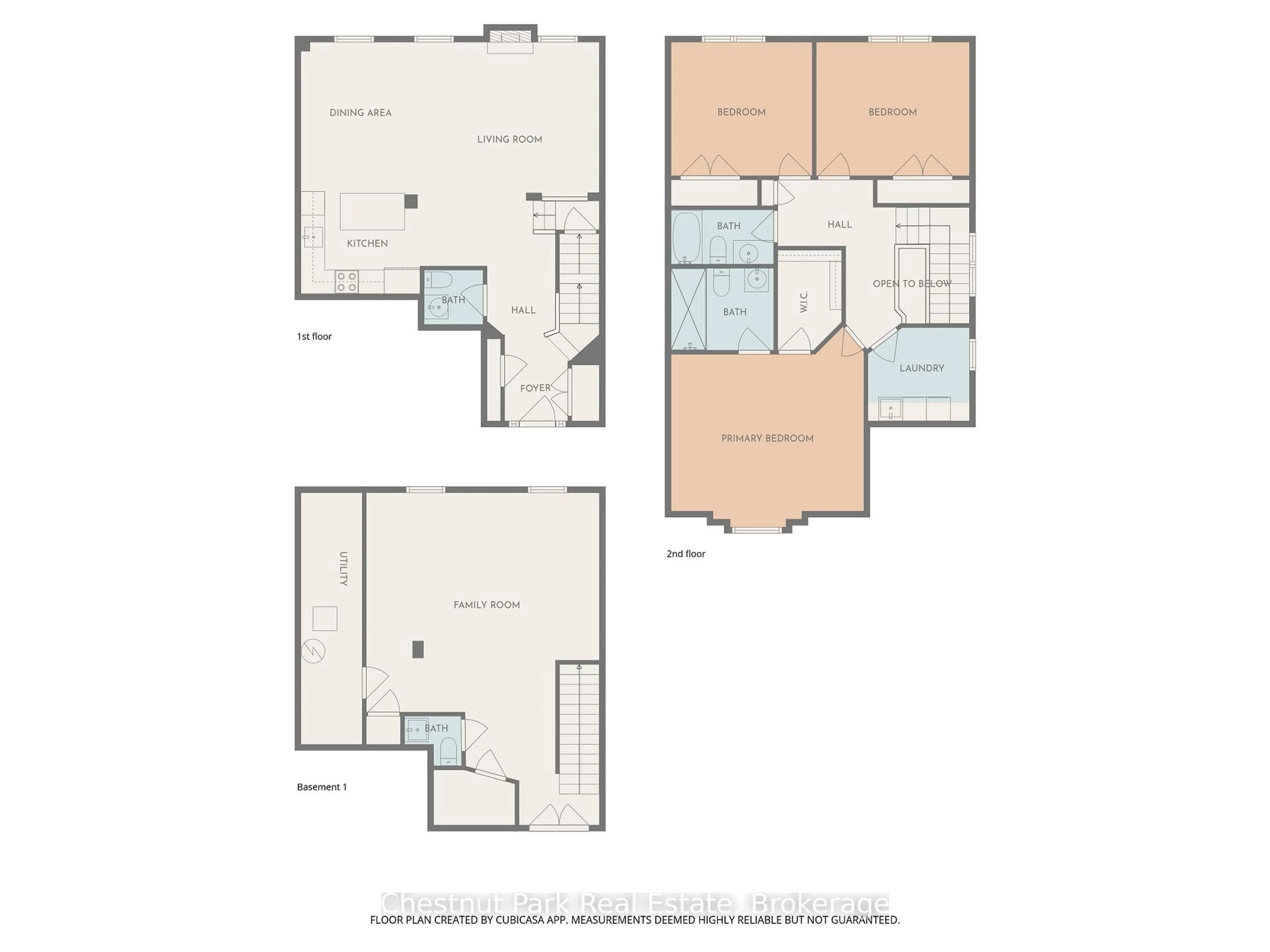 Floor plan for 34 Medici Lane, Hamilton Ontario L9B 0C8