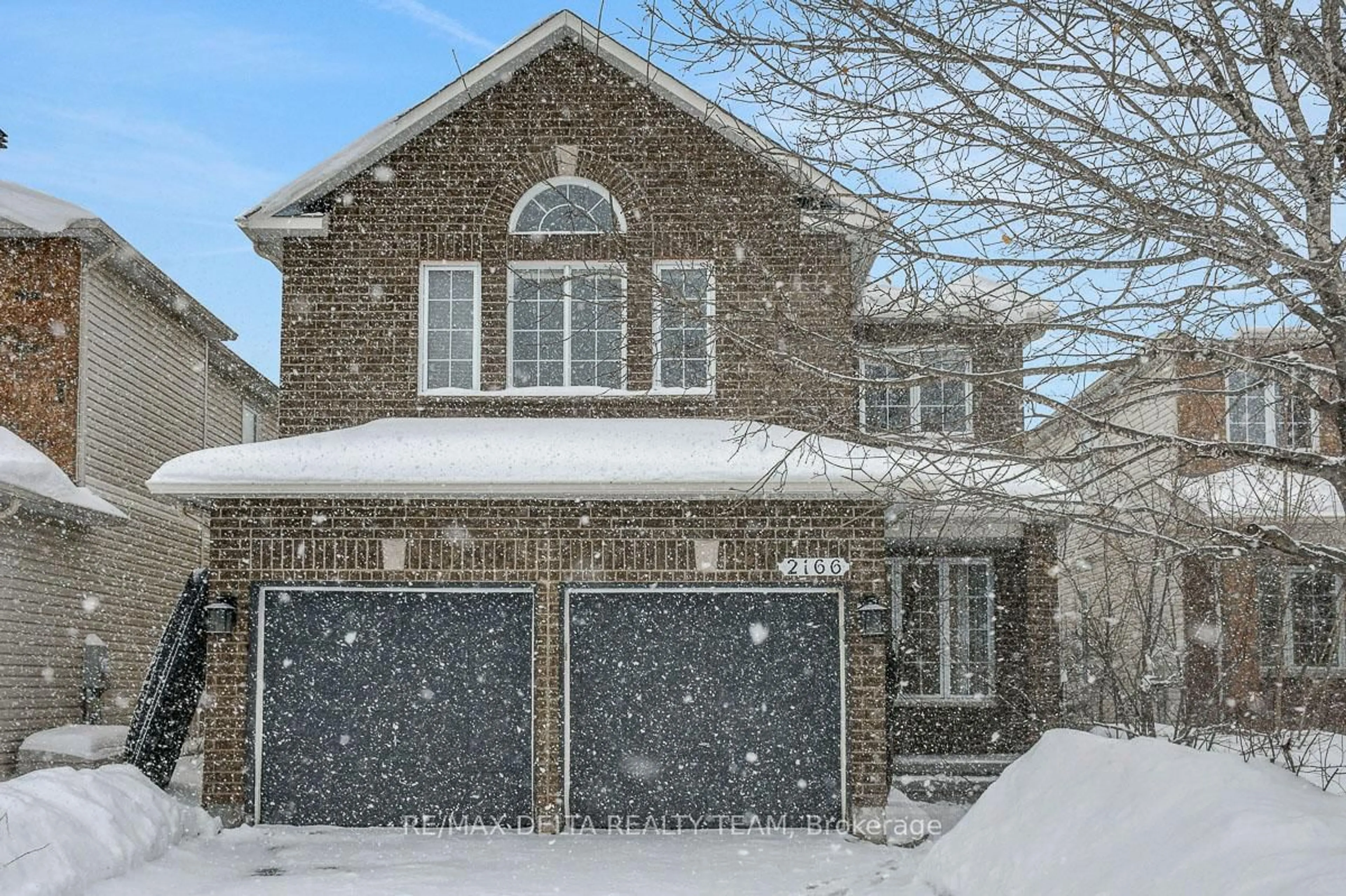 Home with brick exterior material, street for 2166 Sojourn St, Orleans Ontario K4A 4E2