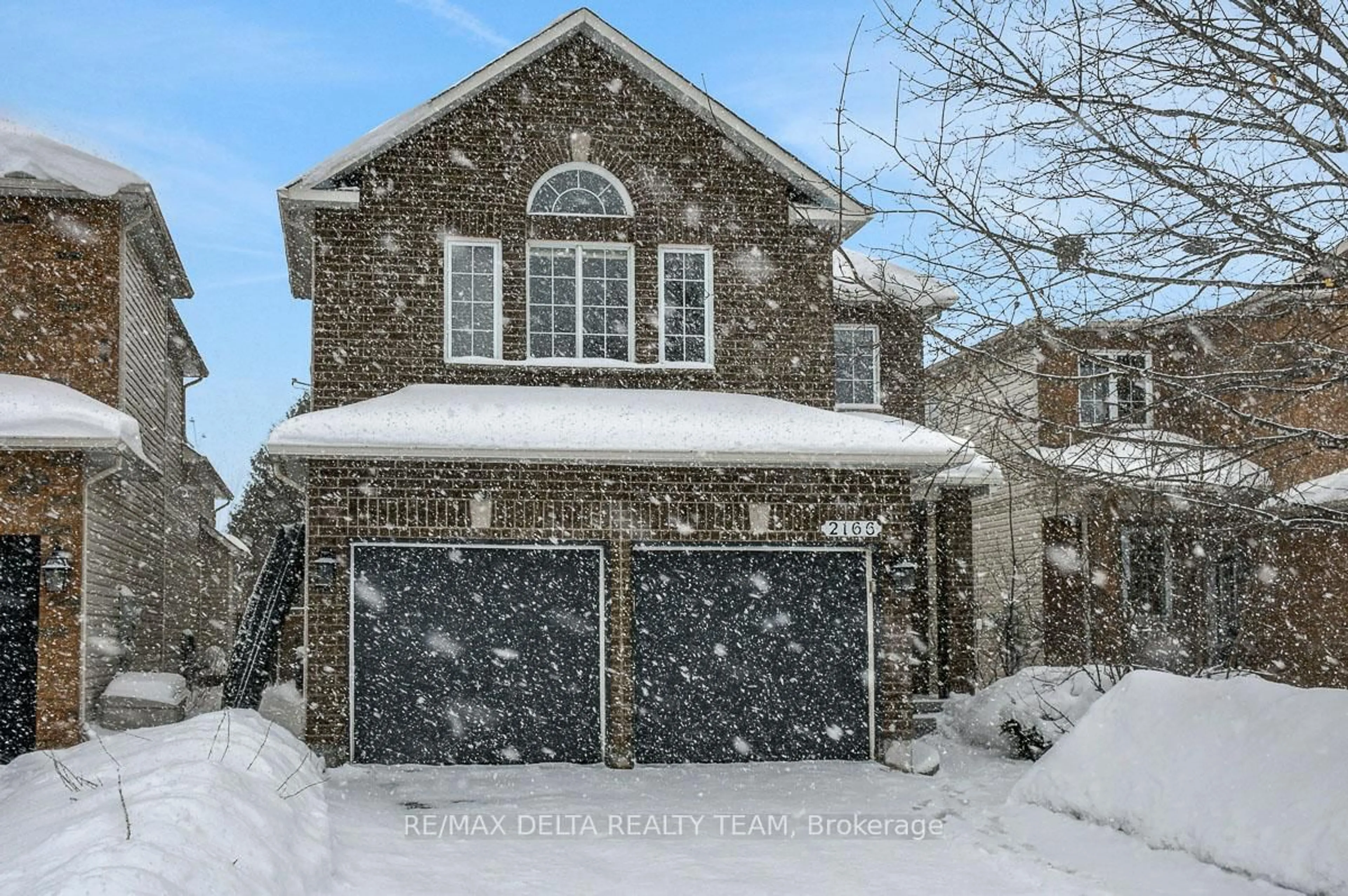 Home with brick exterior material, street for 2166 Sojourn St, Orleans Ontario K4A 4E2