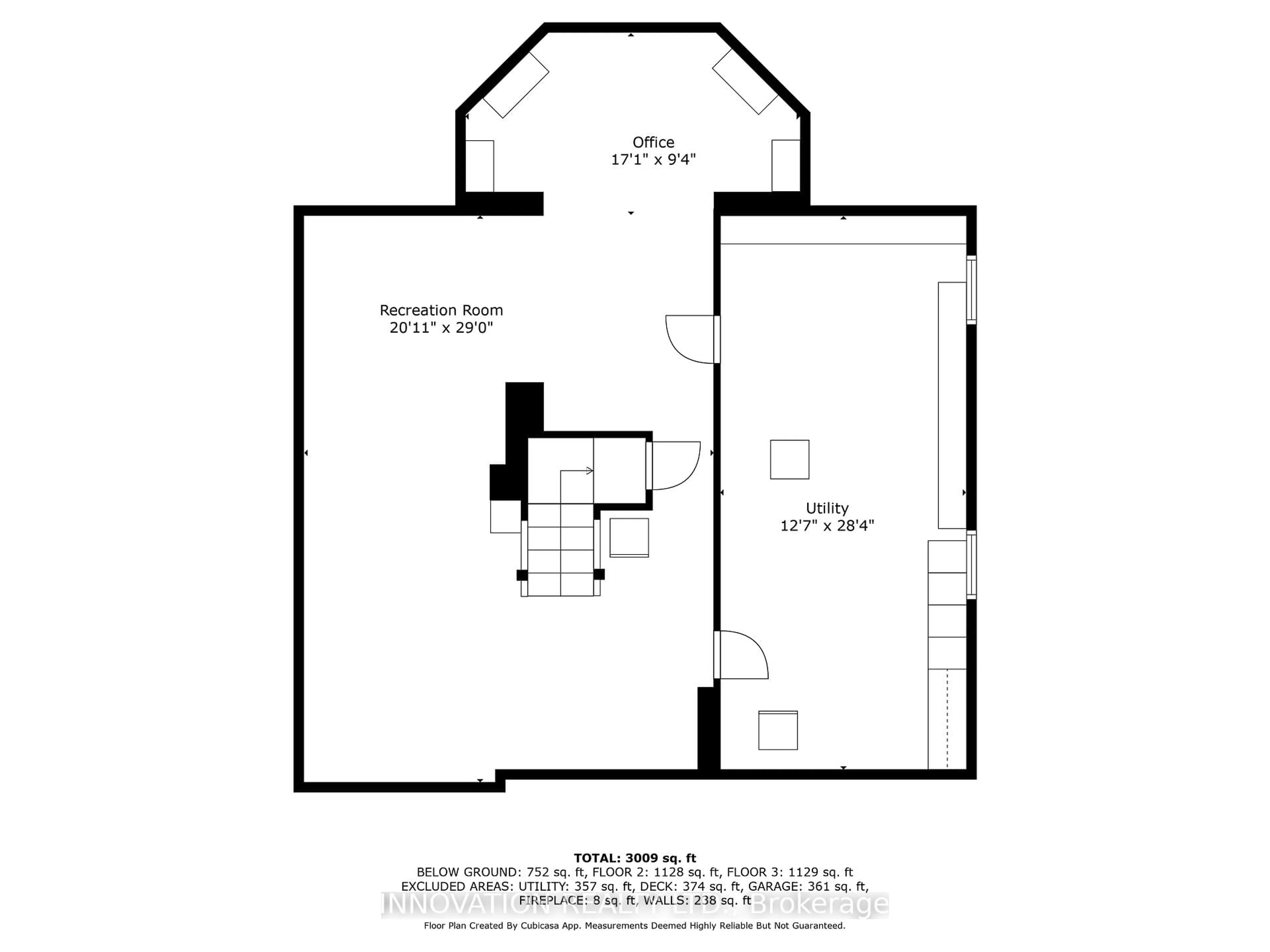 Floor plan for 76 Chickasaw Cres, Kanata Ontario K2M 1M7