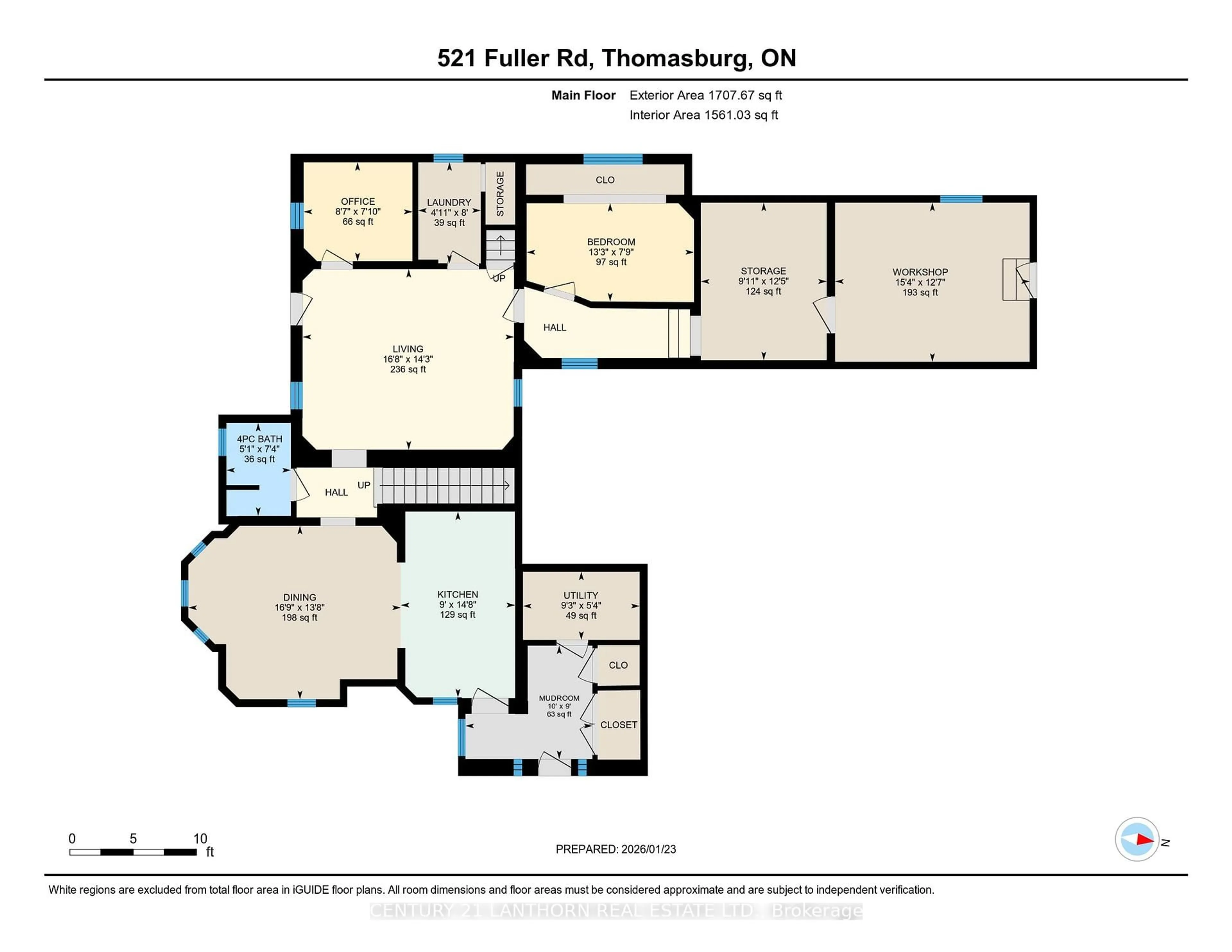 Floor plan for 521 Fuller Rd, Thomasburg Ontario K0K 3H0