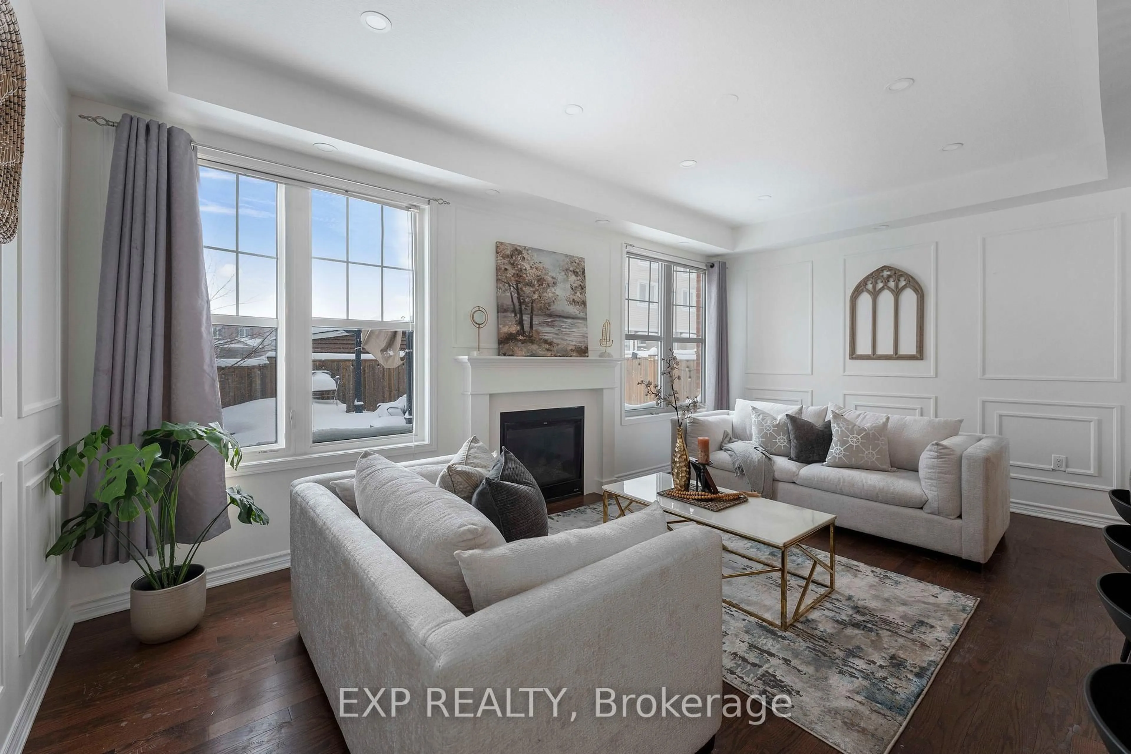 Living room with furniture, unknown for 203 Grovehill Cres, Kitchener Ontario N2R 0K9